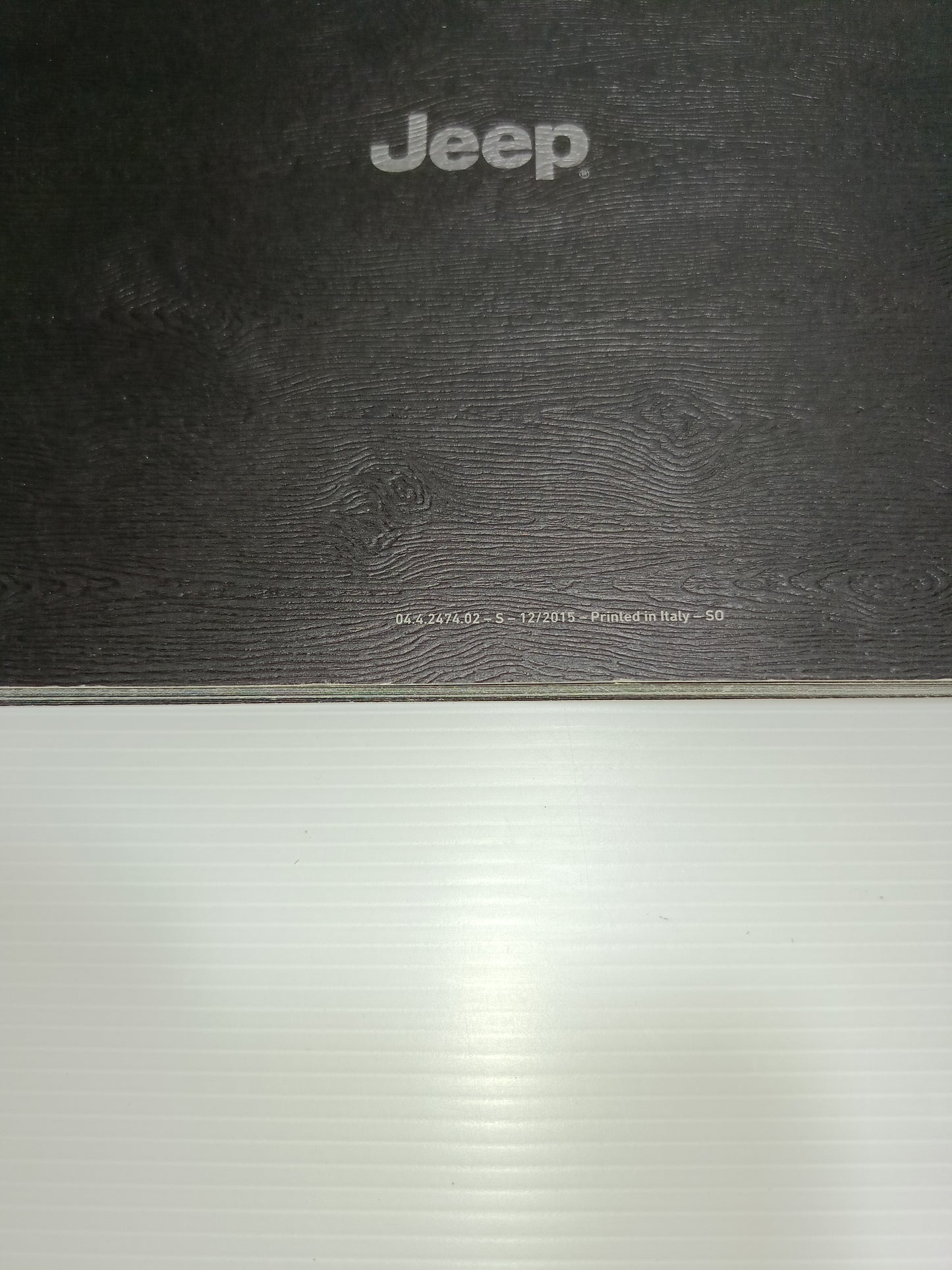 Libretto Jeep Grand Cherokee Pubblicitario