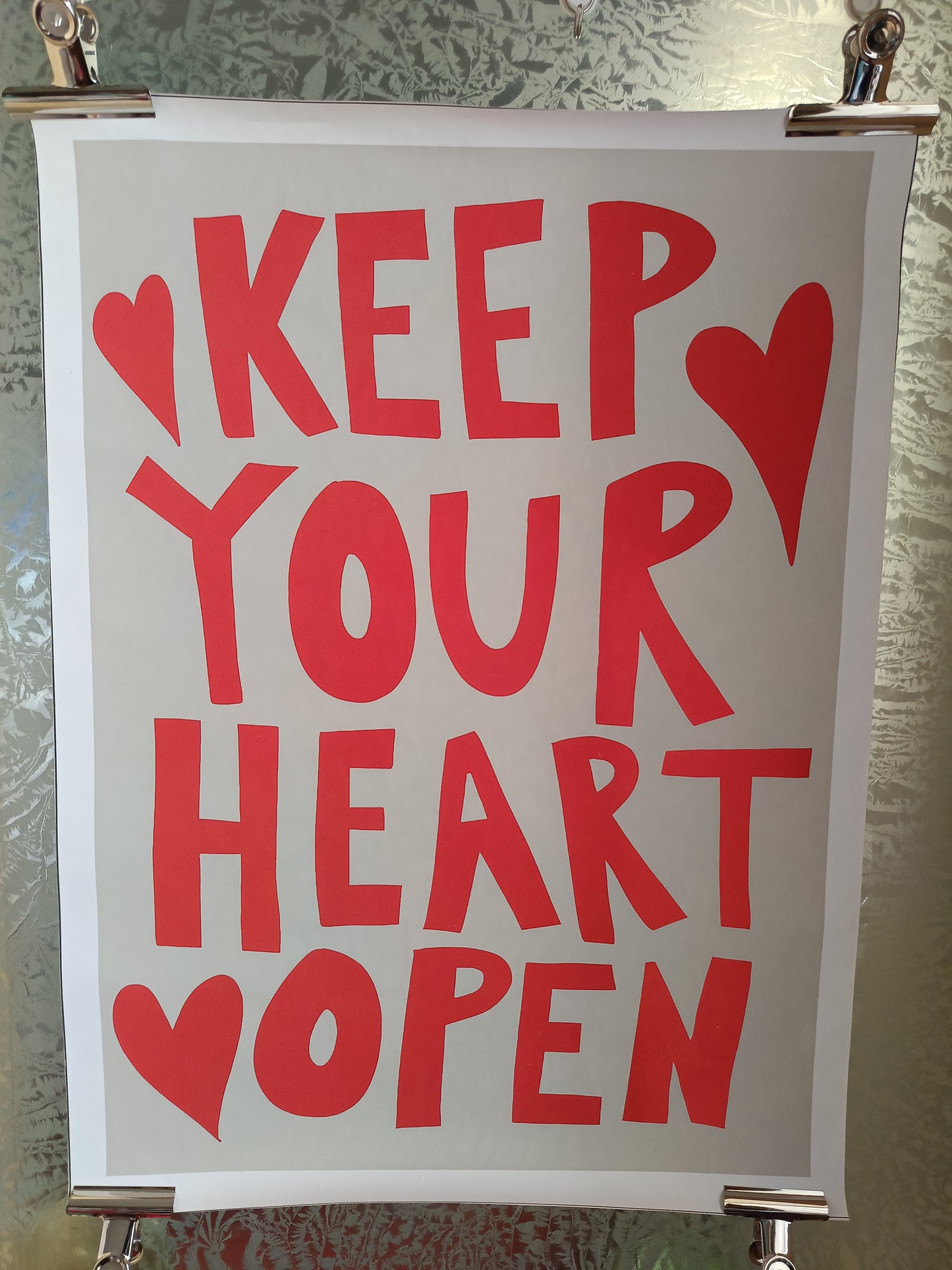 Stampa Su Tela Keep Your Heart Open
Misure 76 x 56 Cm