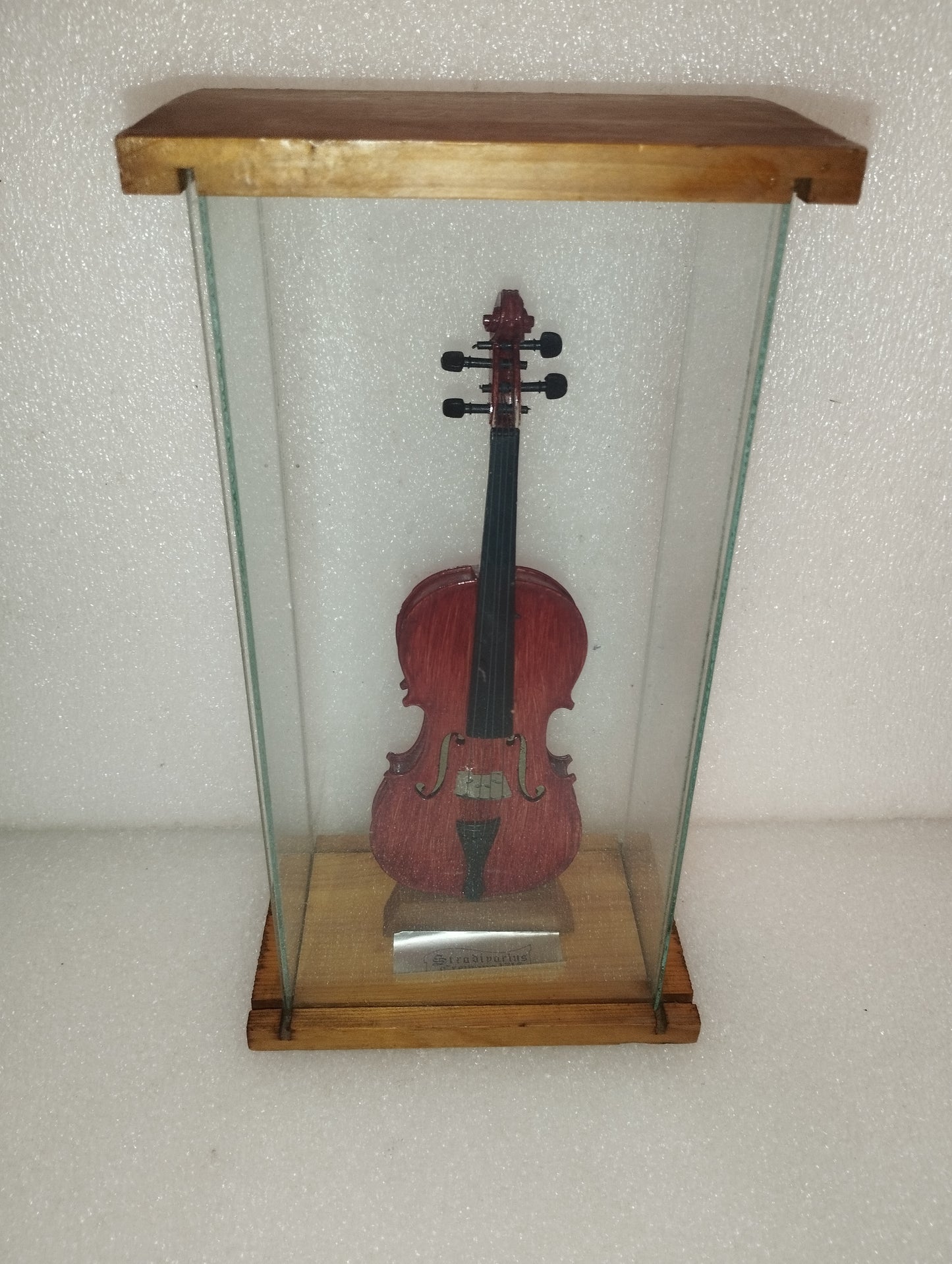 Modellino Stradivarius Cremona 1715 In Teca Vintage
Teca in legno e vetro