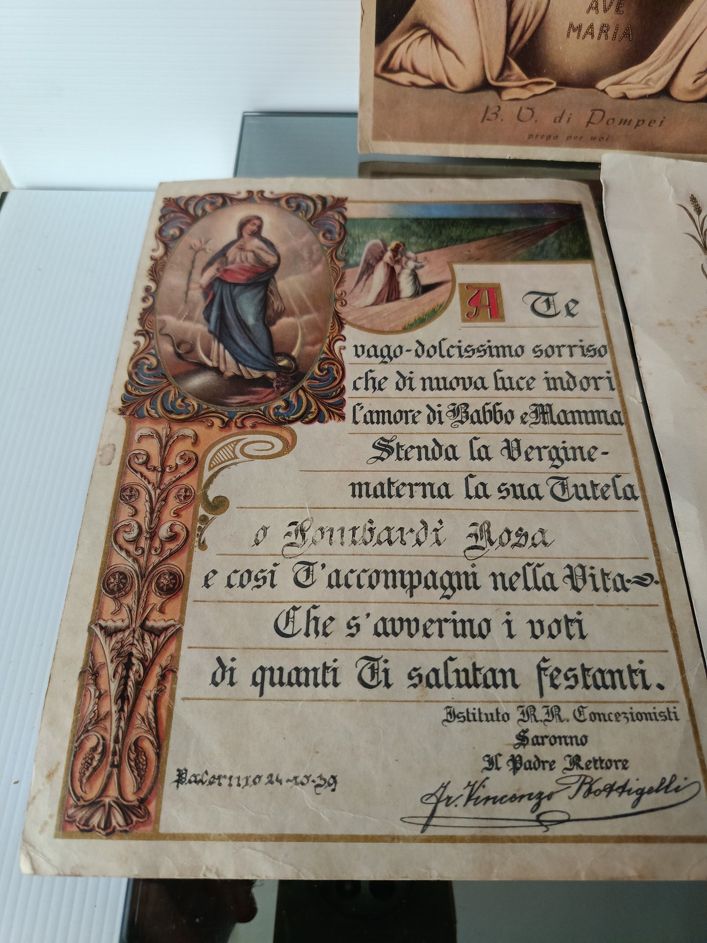 3 Antiche Stampe Religiose