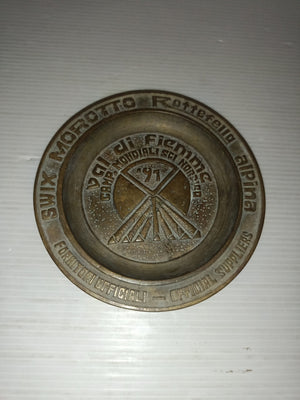 Piattino Commemorativo Camp.Mondiali Sci Nordico '91 Val Di Fiemme