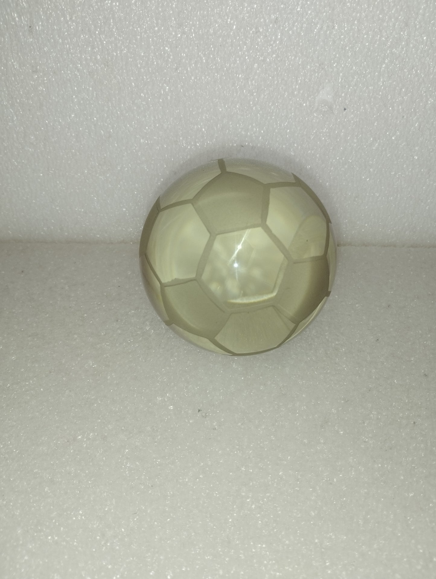 Fermacarte Pallone da calcio in vetro