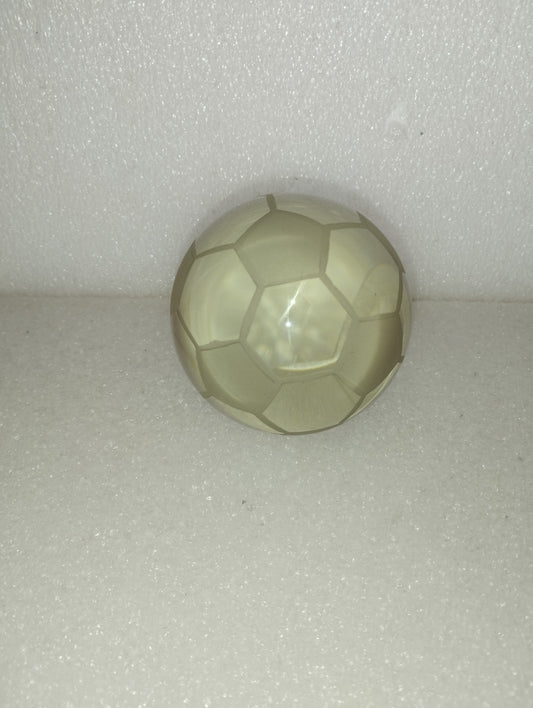 Fermacarte Pallone da calcio in vetro