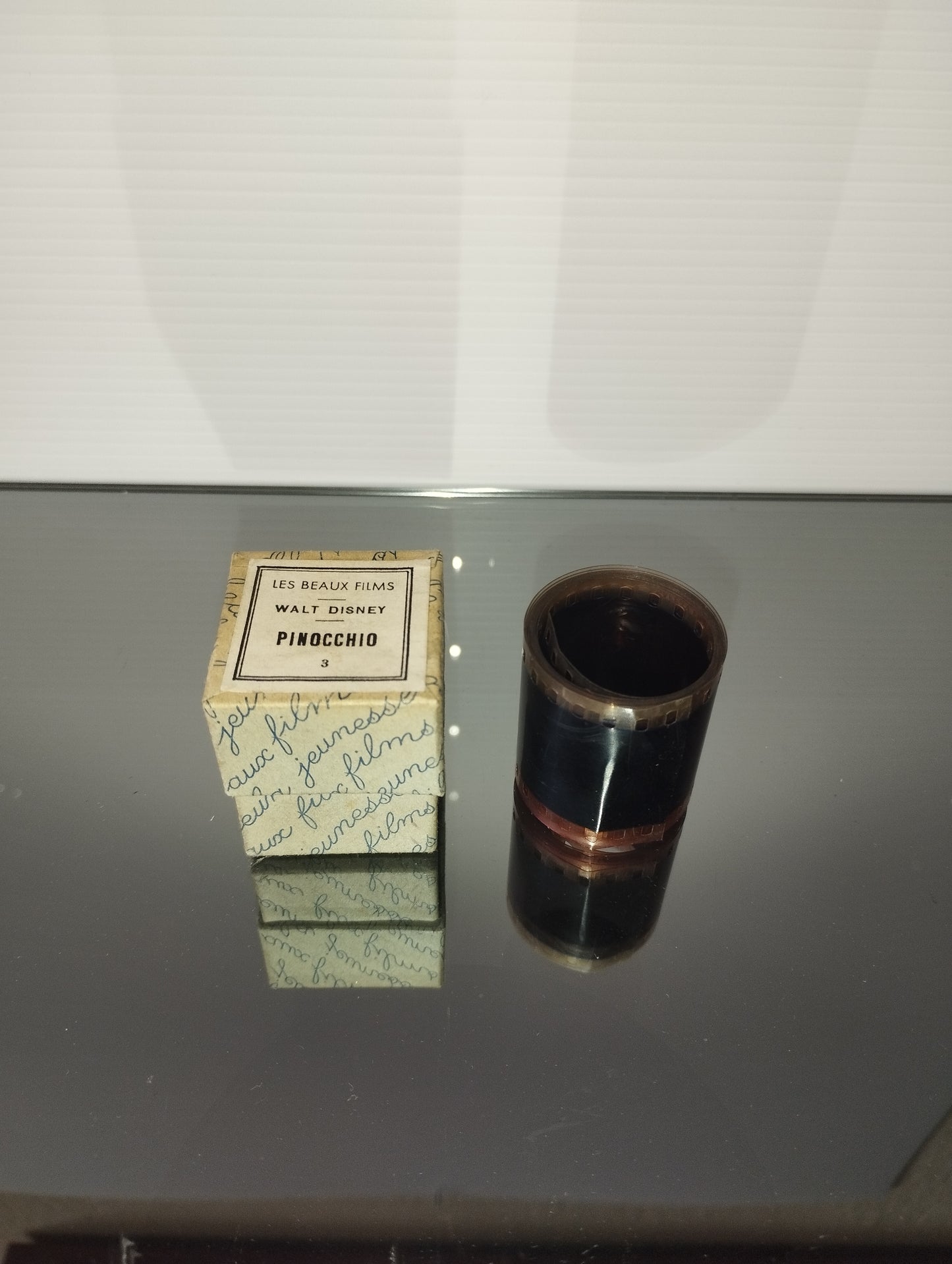 Pellicola 35 mmm Pinocchio Walt Disney Les Beaux Films Paris Vintage