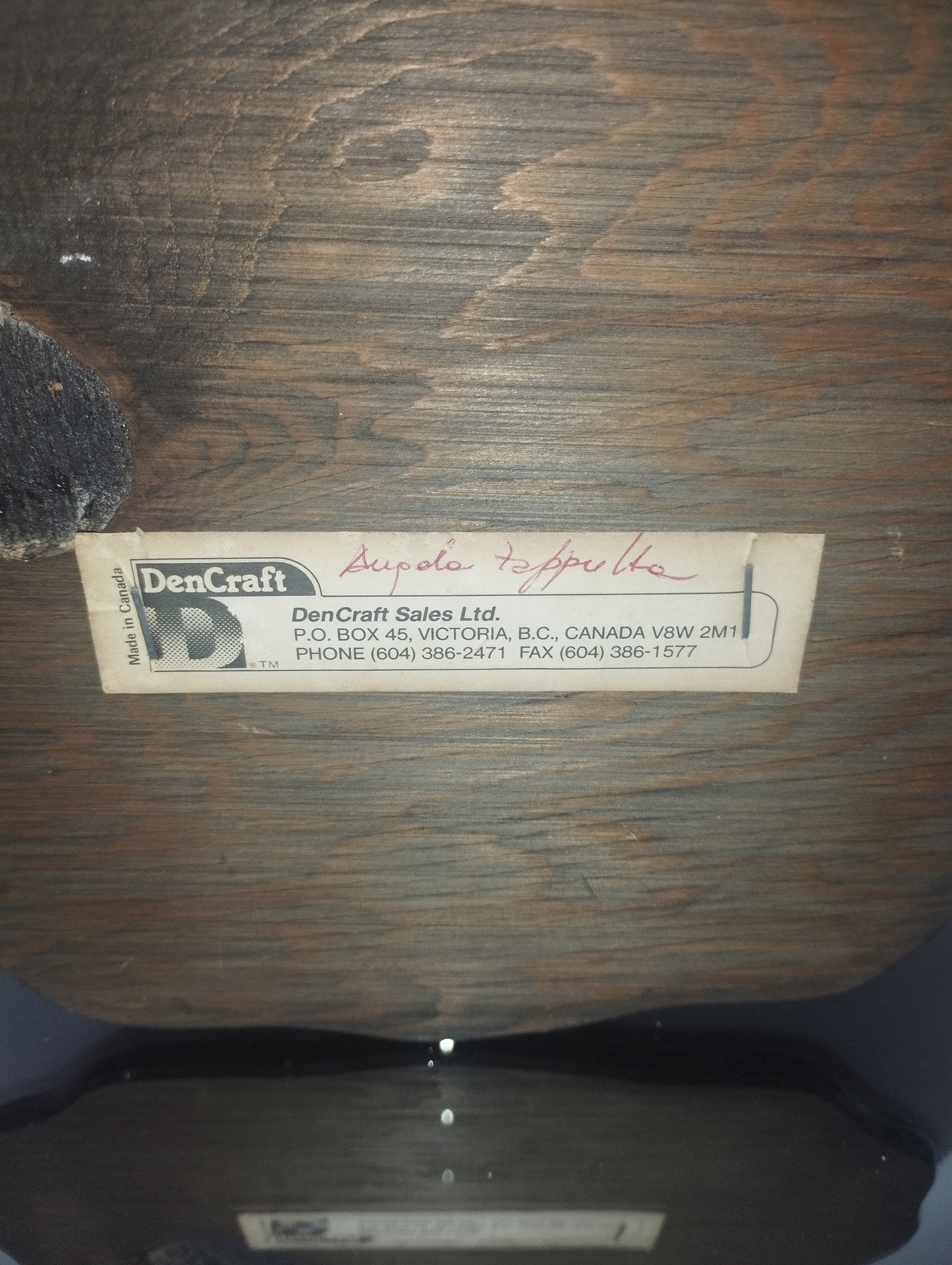 Souvenir Cascate Del Niagara In Legno Vintage