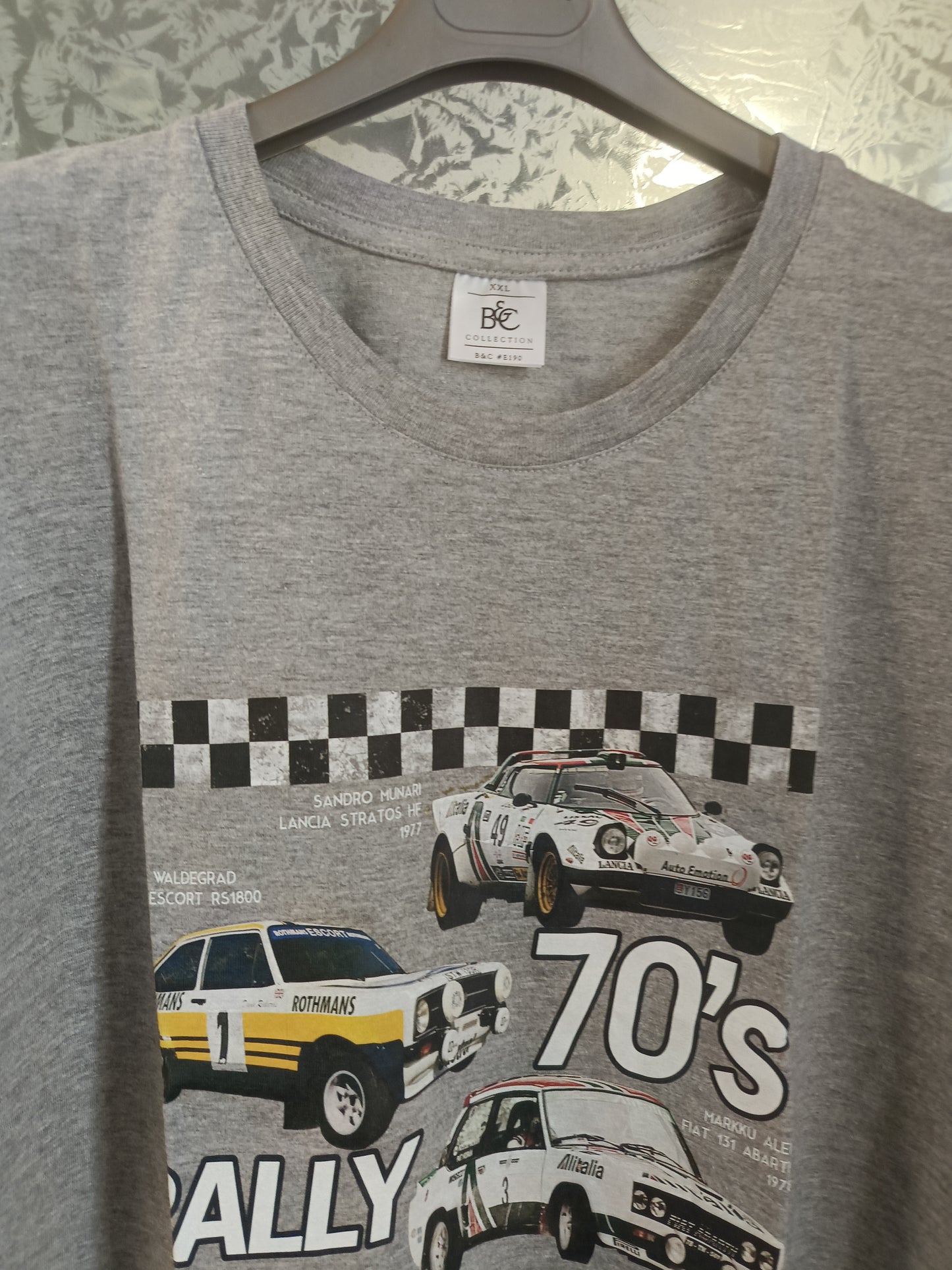T-shirt Rally 70'S Winners B&C Taglia XXL
Cotone 85%-Viscosa 15%