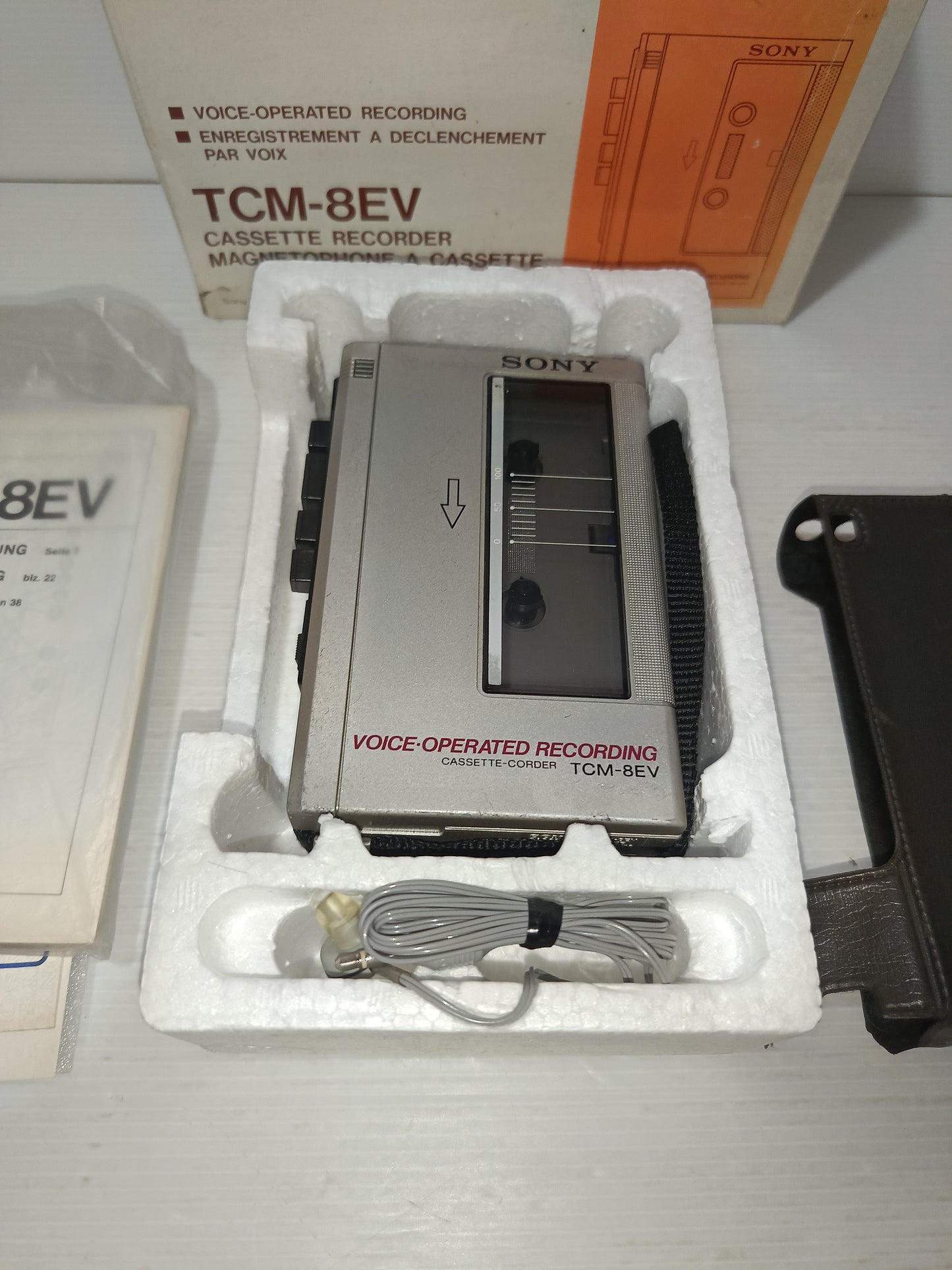 Sony TMC -8EV Cassette Recorder Made in Japan Non funzionante