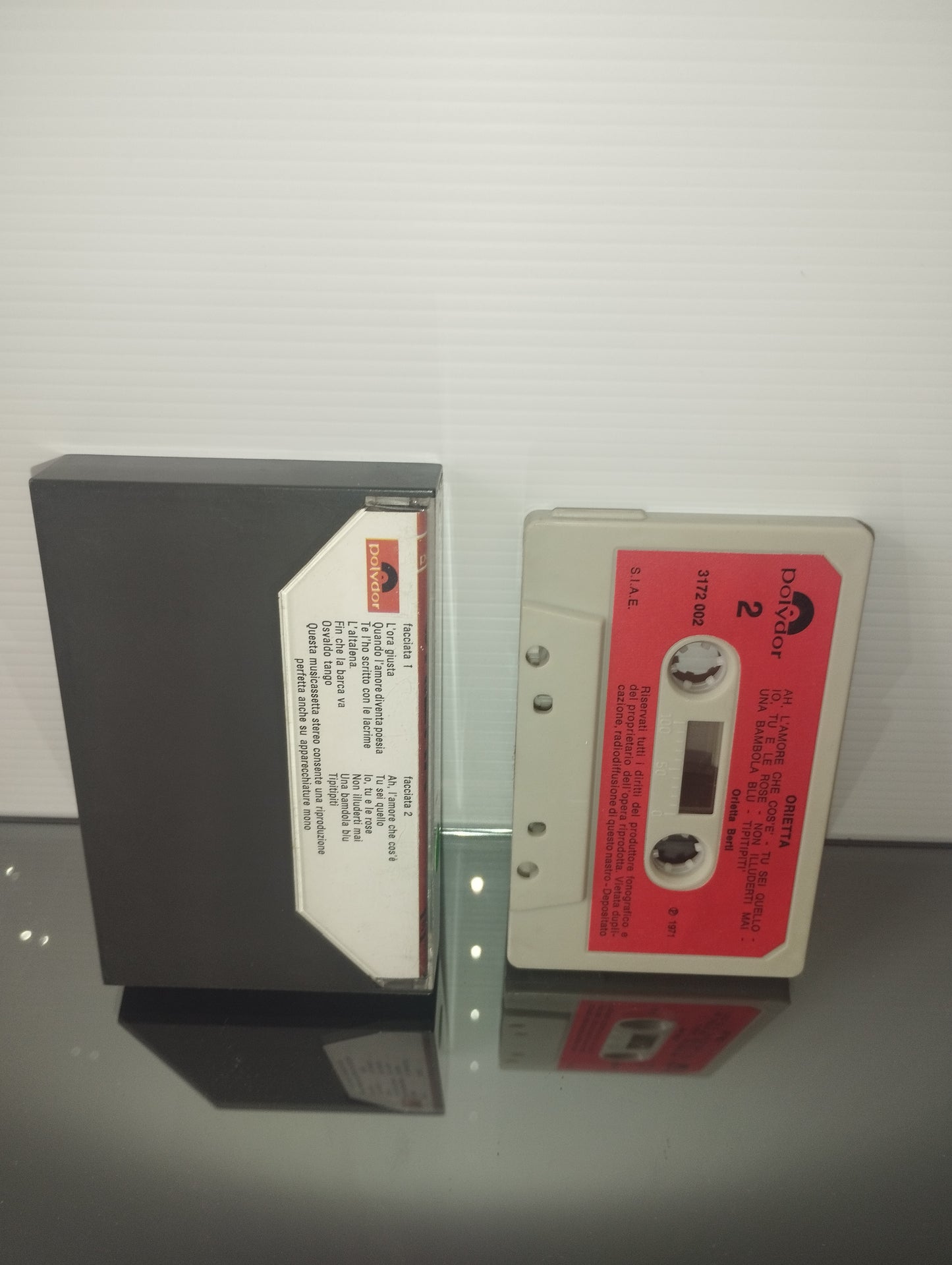 Orietta Berti Musicassetta
Edita nel 1971 da  Polydor cod.3172 002