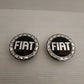 Fiat 2 Tappi Coprimozzo In Plastica