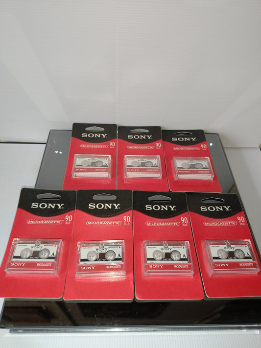7 Microcassette Sony 90 Minuti
Modello Mc-90B sigillate