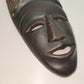 Maschera tribale africana vintage in legno, LEGGI