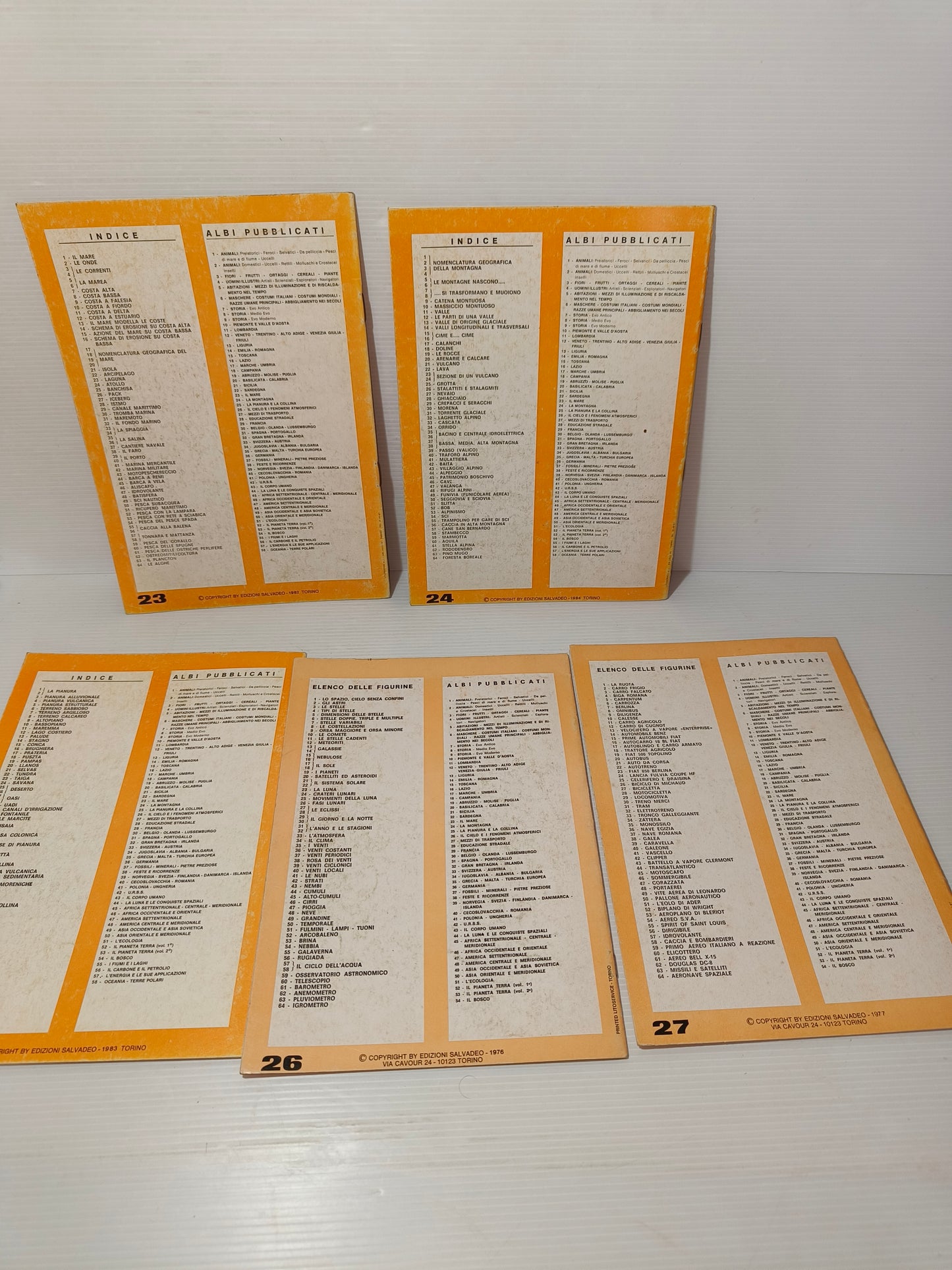 Lotto Le Ricerche, edizione Salvadeo, anni 80