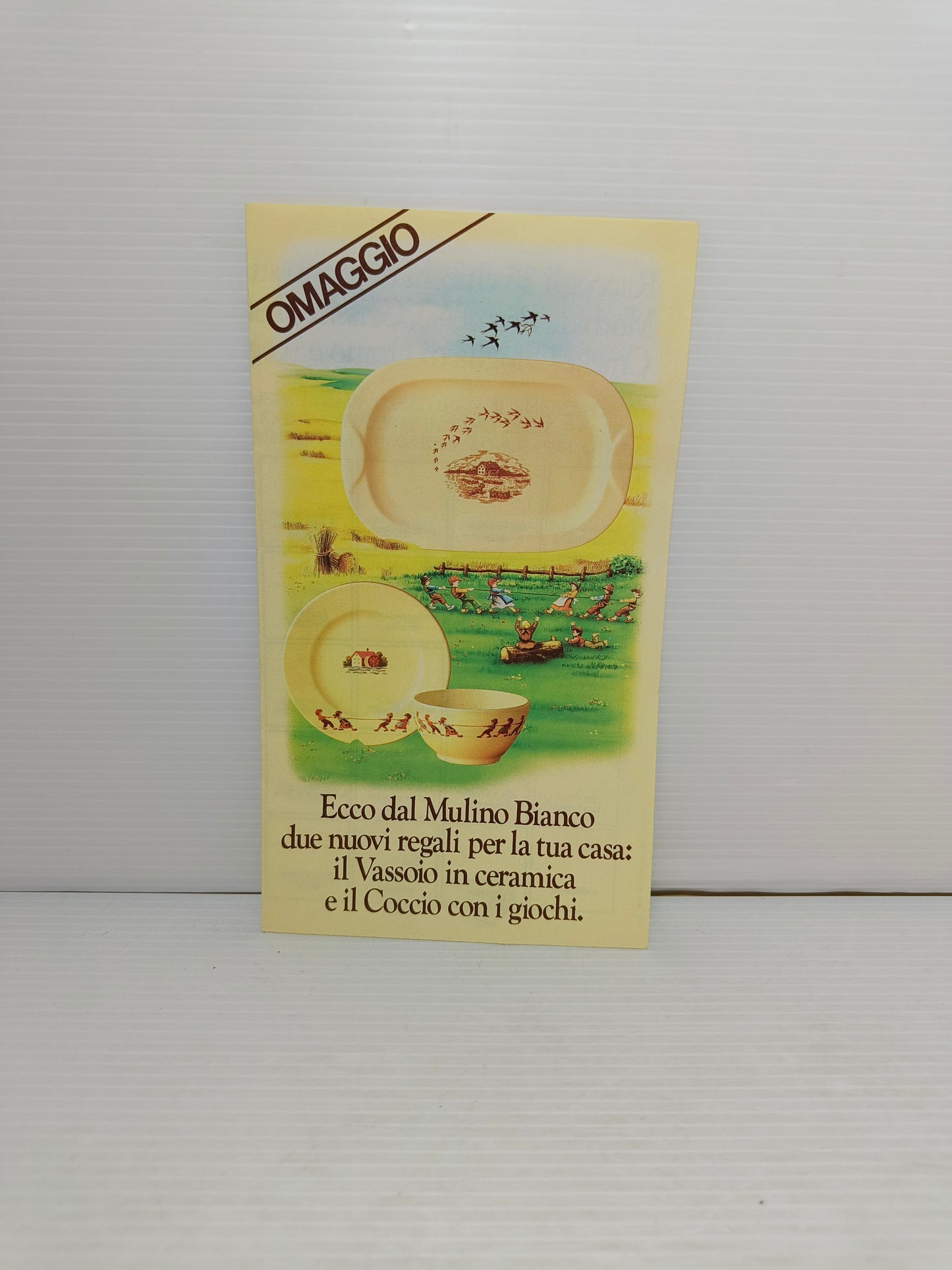 Depliant pubblicitario raccolta punti Mulino Bianco, anni 80