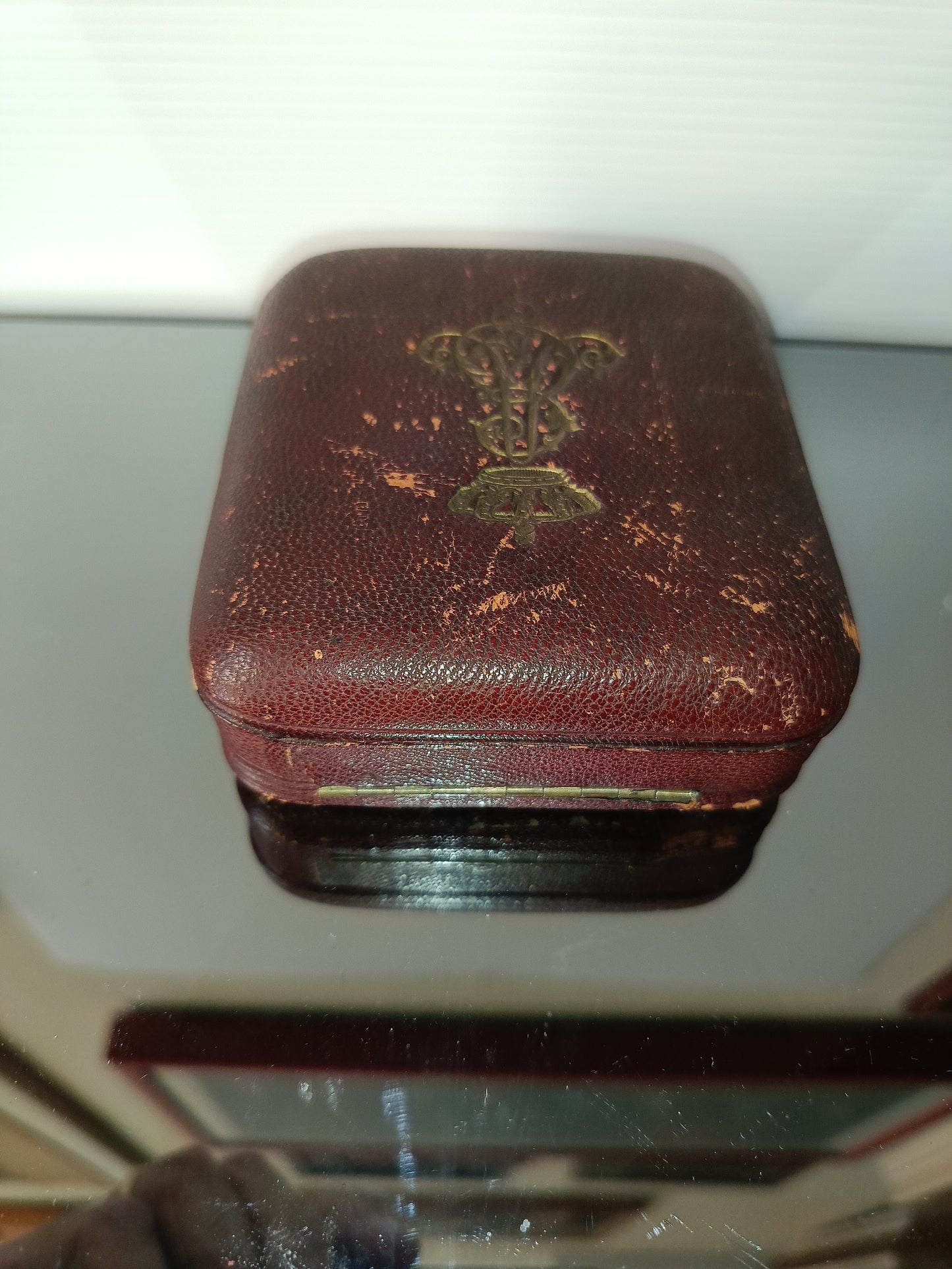 Antico Astuccio Rothe Wien In Pelle