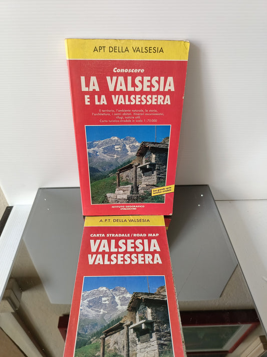 La Valsesia e La Valsessera Ist.Geografico De Agostini Anni 90
Serie Guide De Agostini
Con grande carta turistico-stradale scala