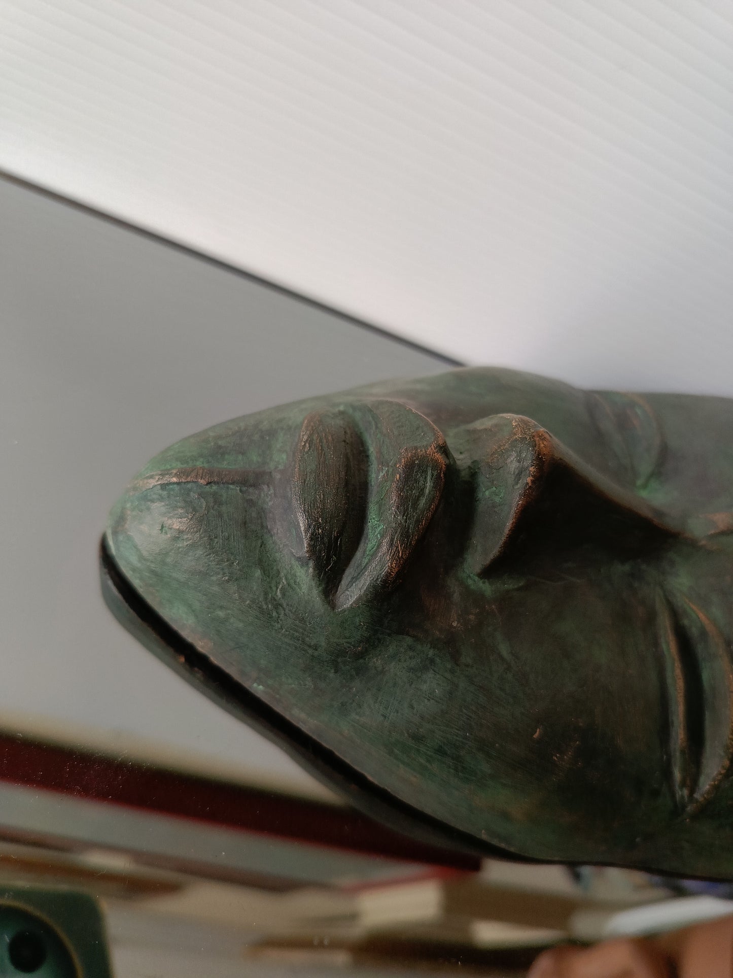 Maschera Africana In Ceramica