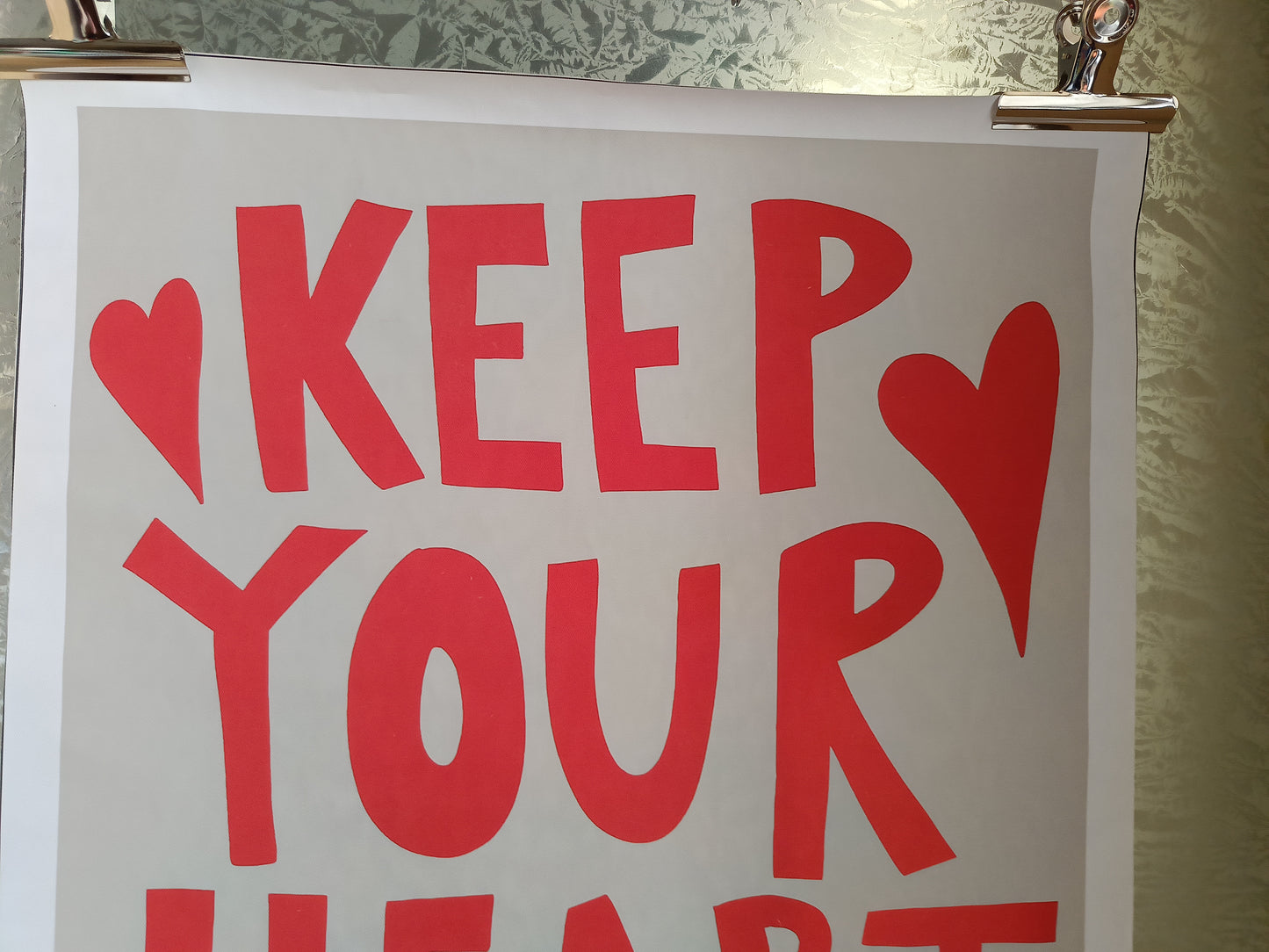 Stampa Su Tela Keep Your Heart Open
Misure 76 x 56 Cm