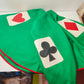Tappeto da gioco per Poker in panno e pelle vintage