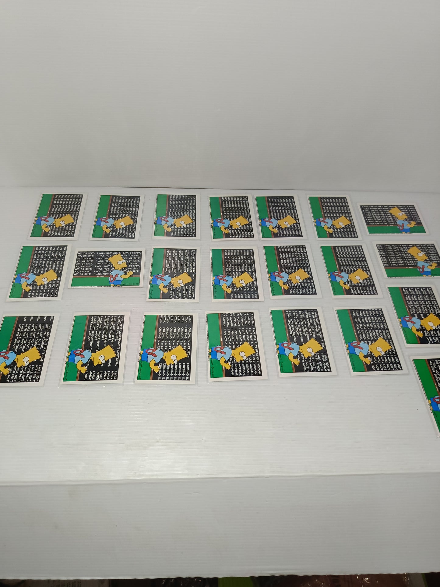 The Simpson Collezione 22 Card Toops
Anno 1990
Rare