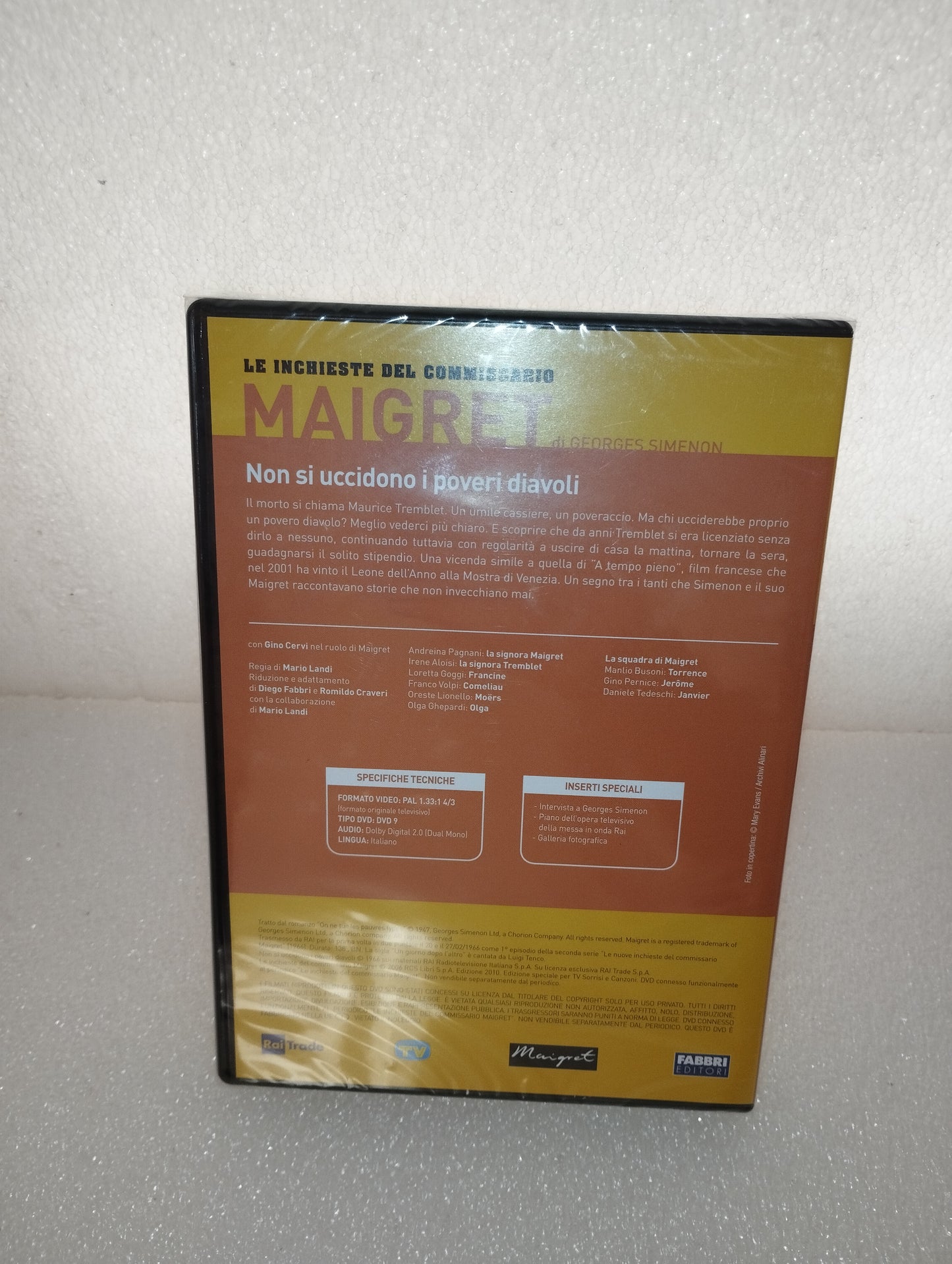 Non Si Uccidono I Poveri Diavoli
Le inchieste del Commissario Maigret Maigret DVD