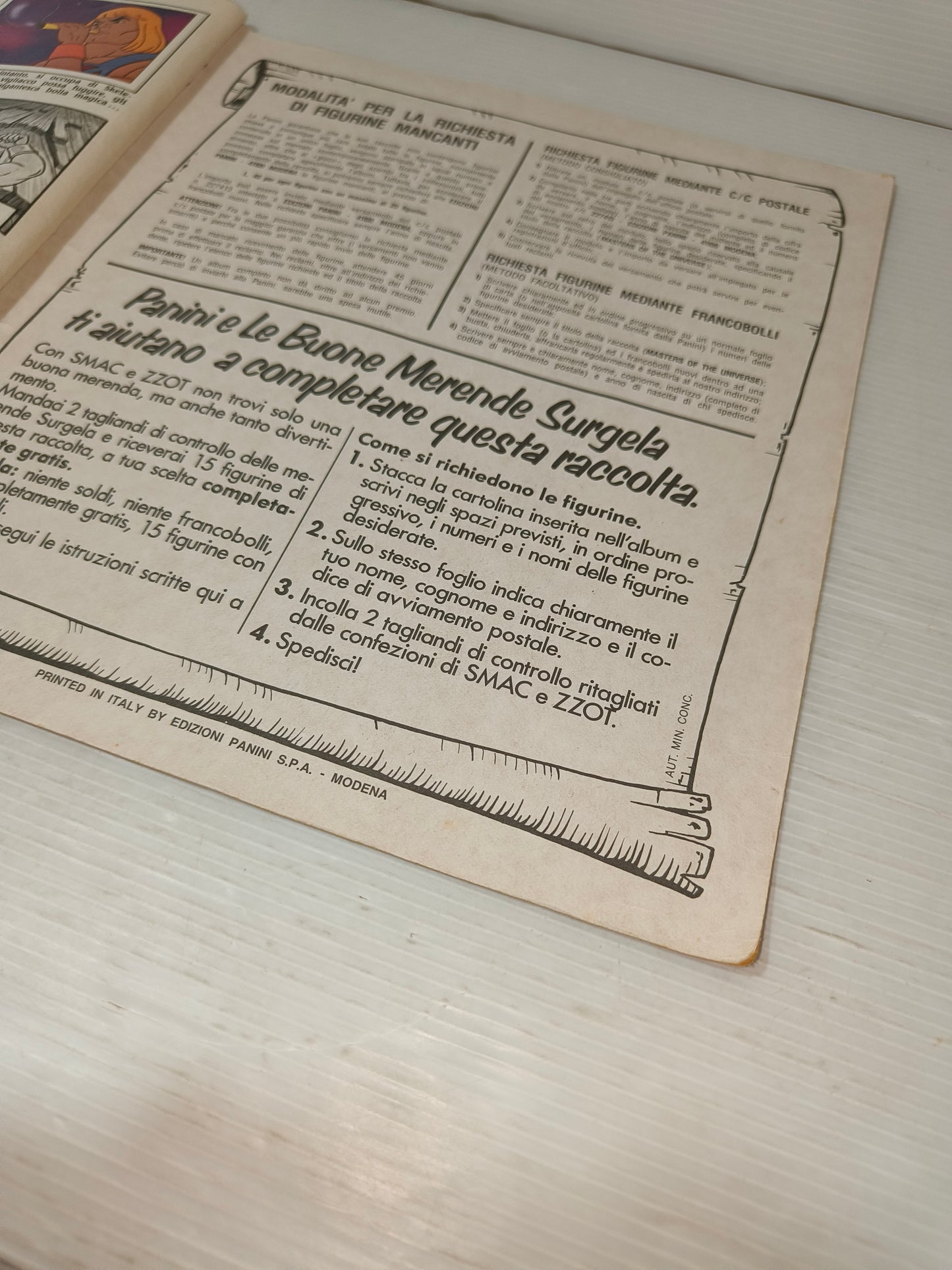 Album Figurine Master Of The Universe, 1983 LEGGI