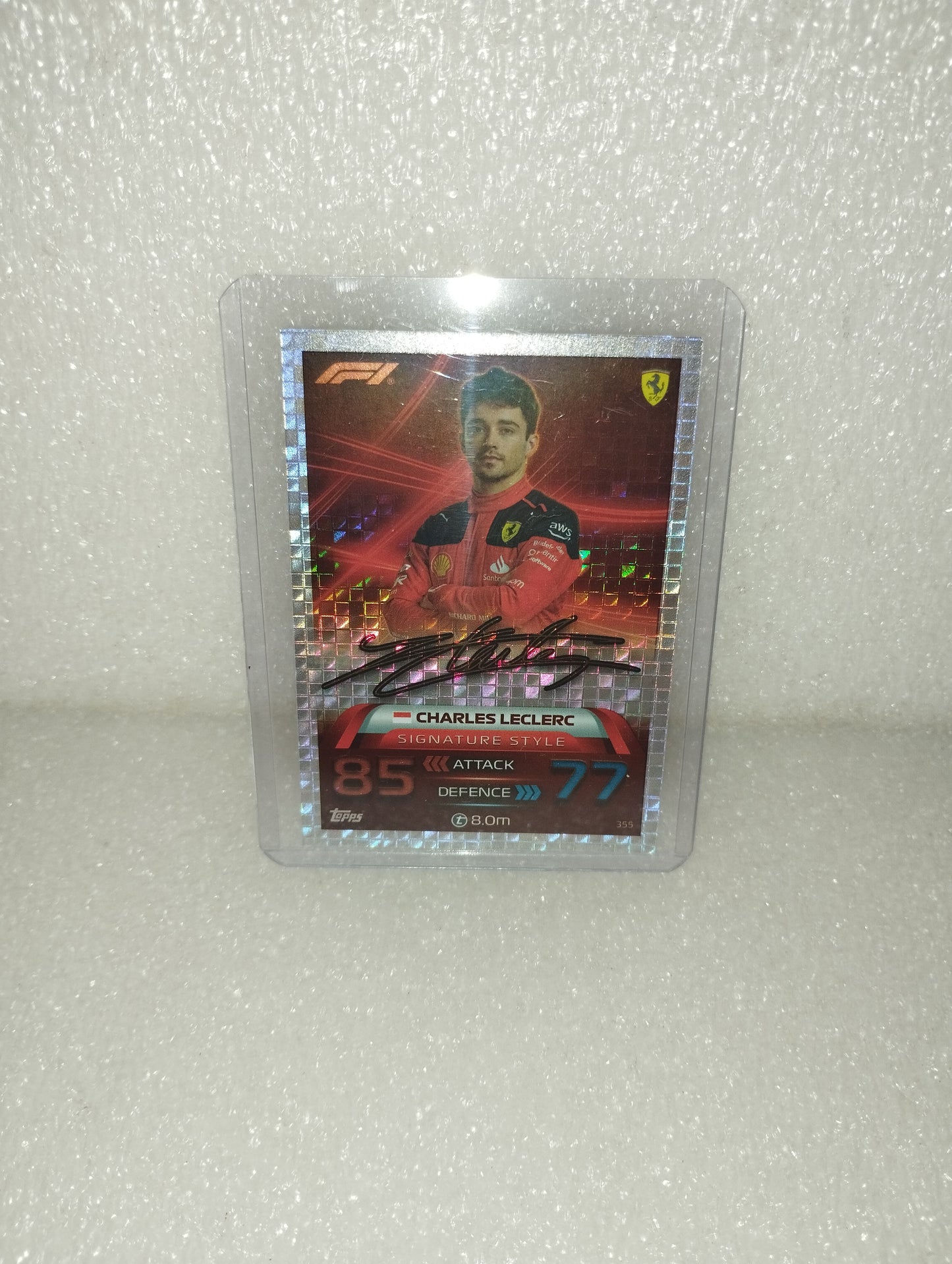 Charles Leclerc Card Signature Style Topps 2023 Formula 1