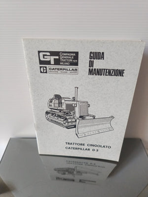 Trattore cingolato Caterpillar D3 Guida Di Manutenzione CGT