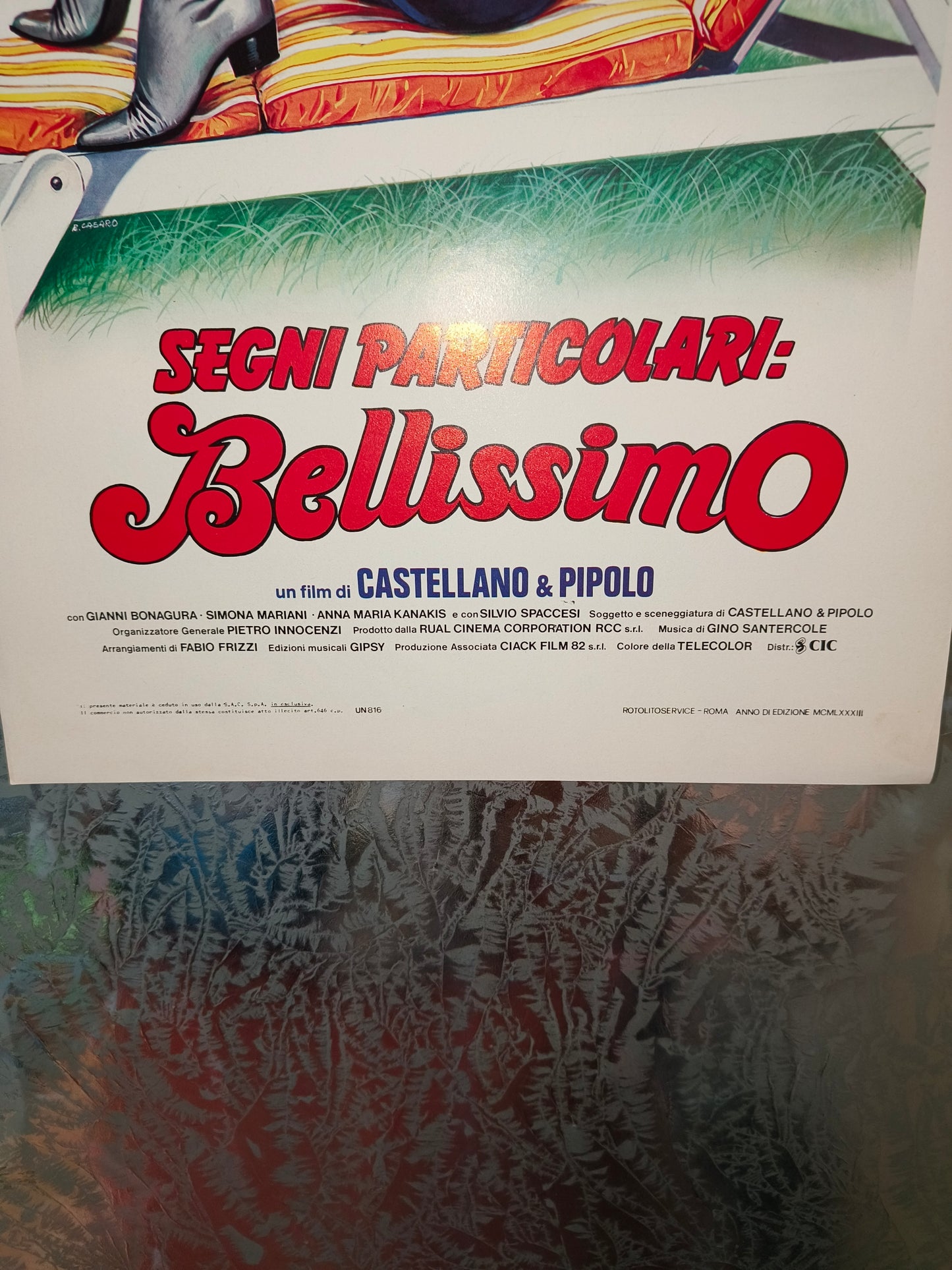 Locandina Film Celentano Segni Particolari: bellissimo, 1983