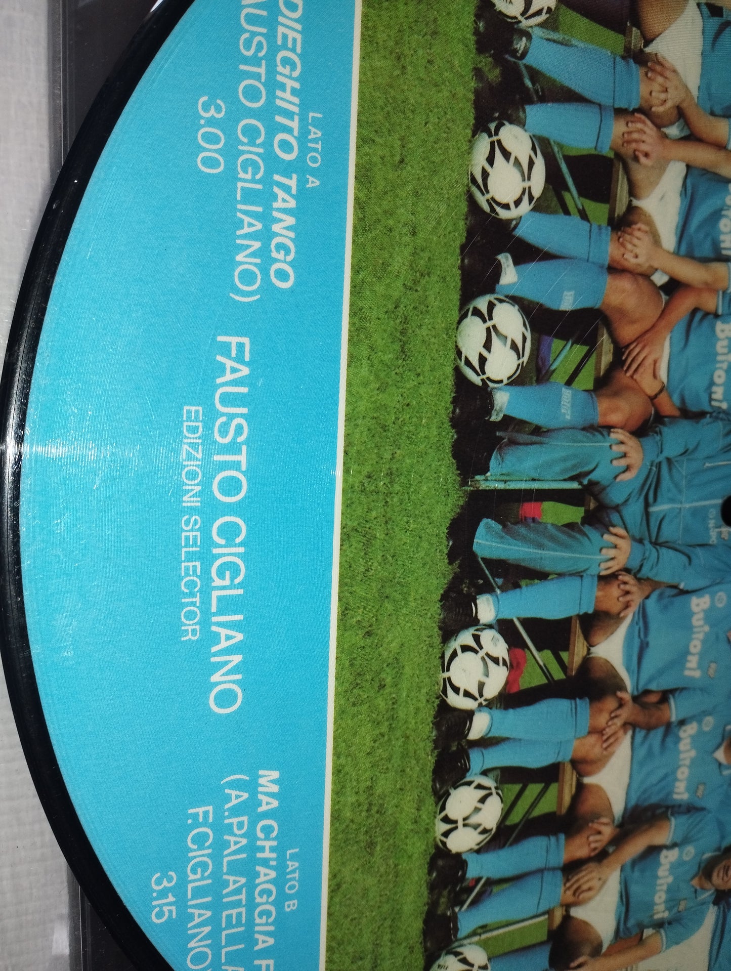 Napoli Campione d'Italia 1986/87
Fausto Cigliano Dieghito Tango/Ma Ch'aggia Fa
Picture Disc