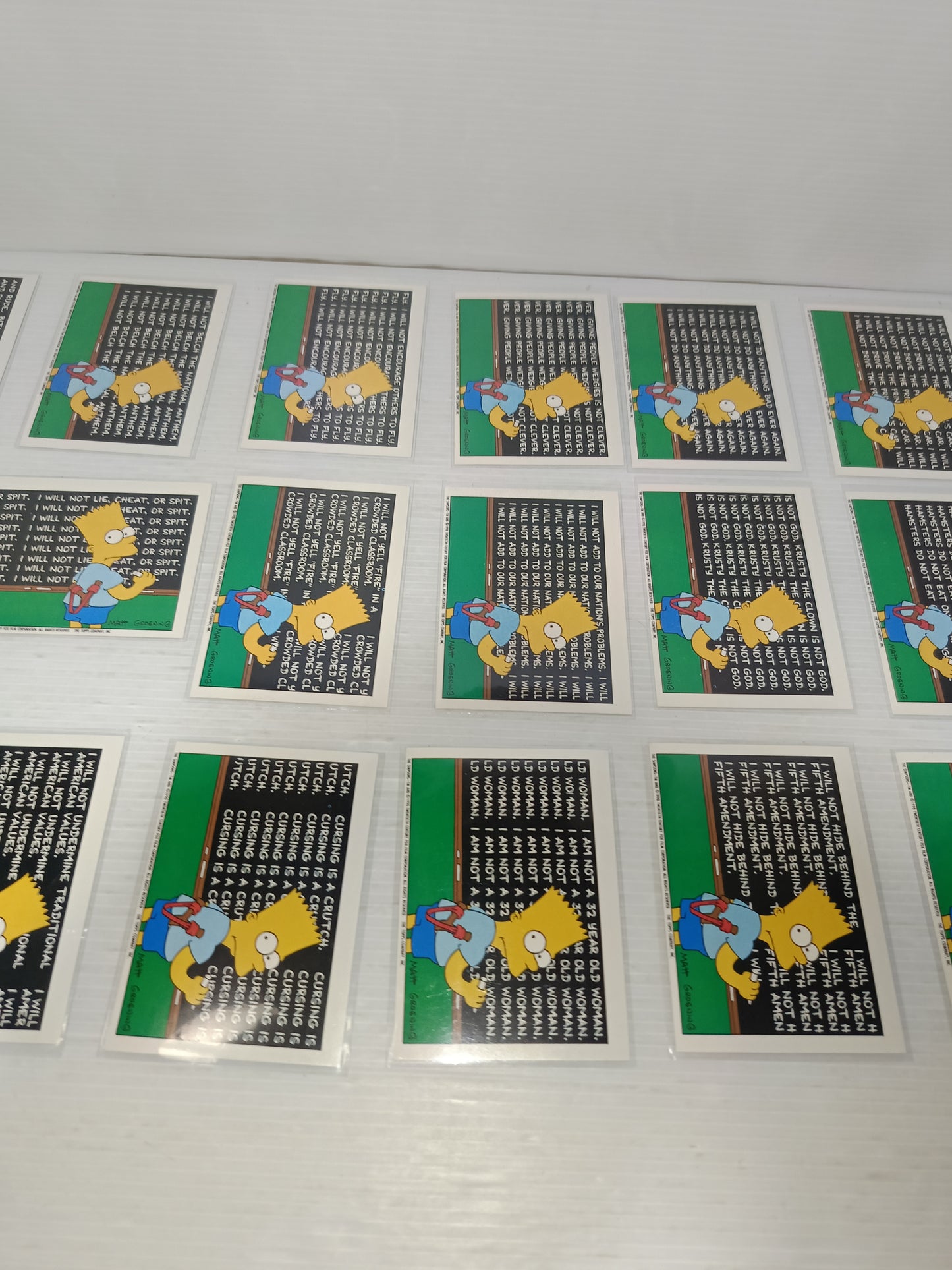 The Simpson Collezione 22 Card Toops
Anno 1990
Rare