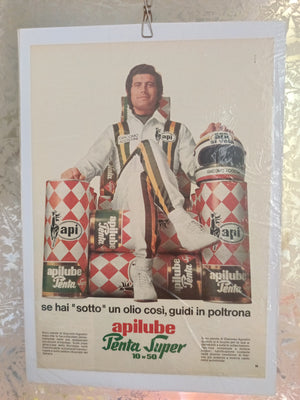 Olio Apilube Penta Super 10w50 Agostini Locandina

Rifilata Da Rivista D'epoca Su Cartoncino