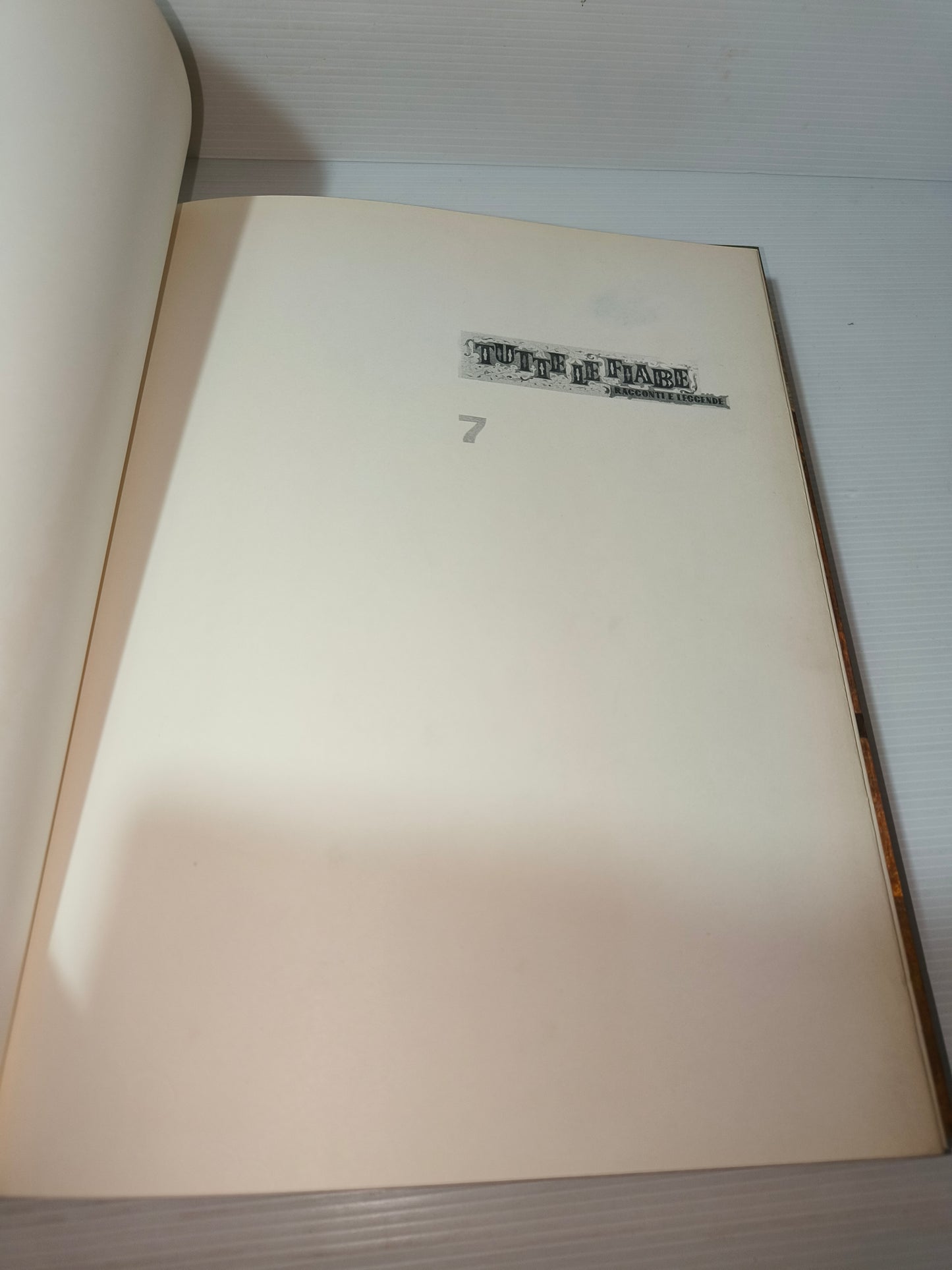 Libro Tutte Le Fiabe Racconti E Leggende, Vol. 7 anni 60