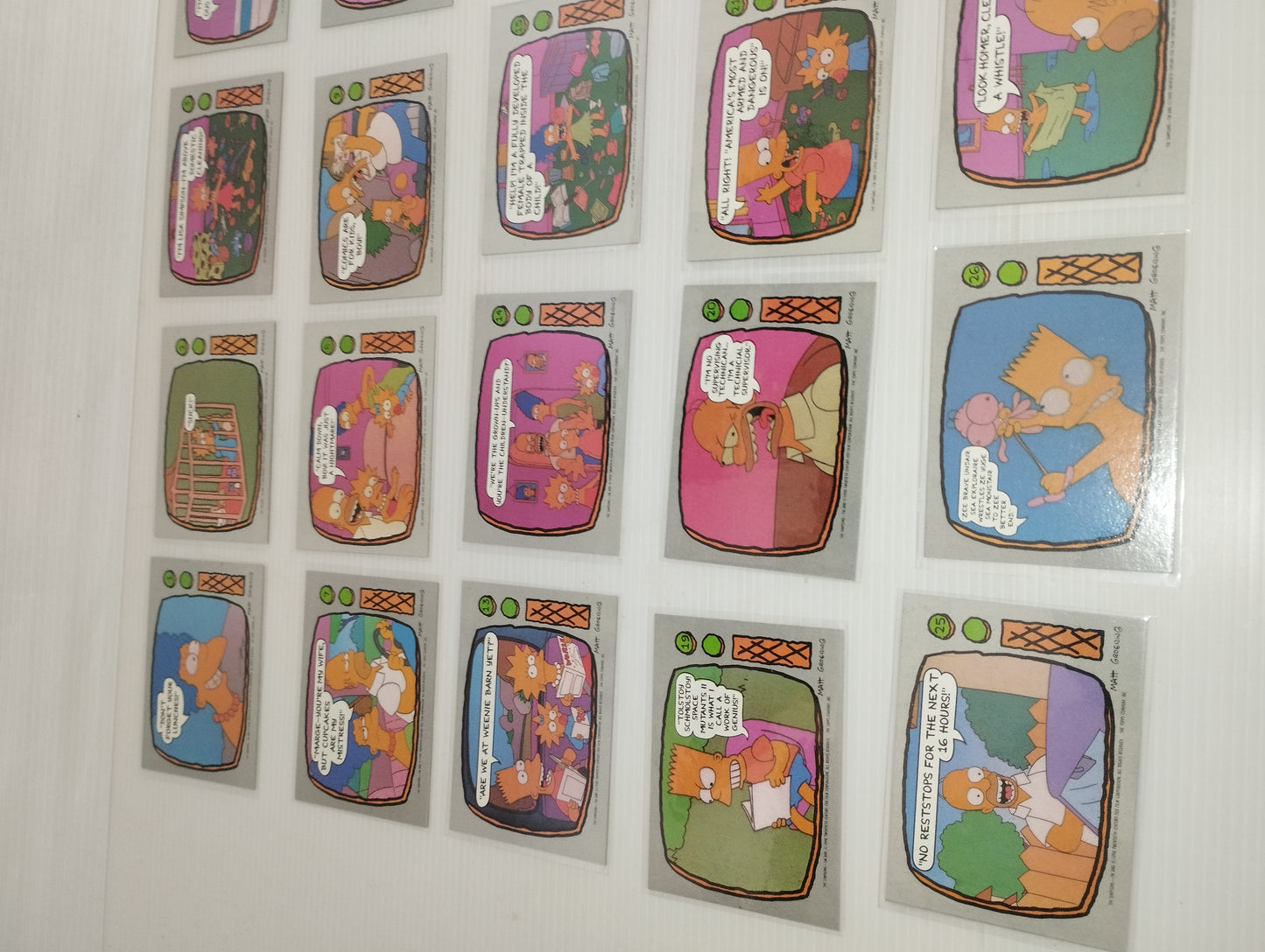 The Simpson Collezione Card Toops
Set 88 + 22 Cards
Anno 1990