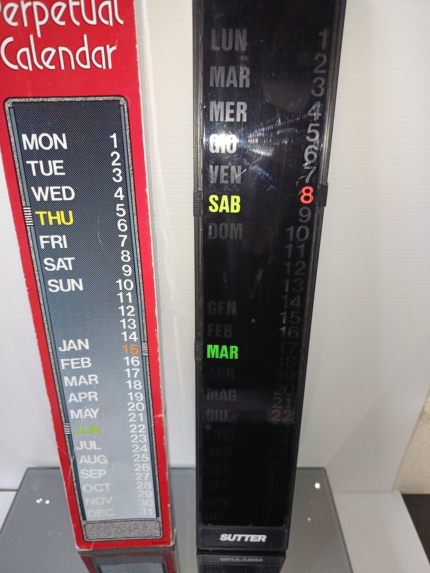 Calendario Perpetuo Sutter Vintage
in plastica