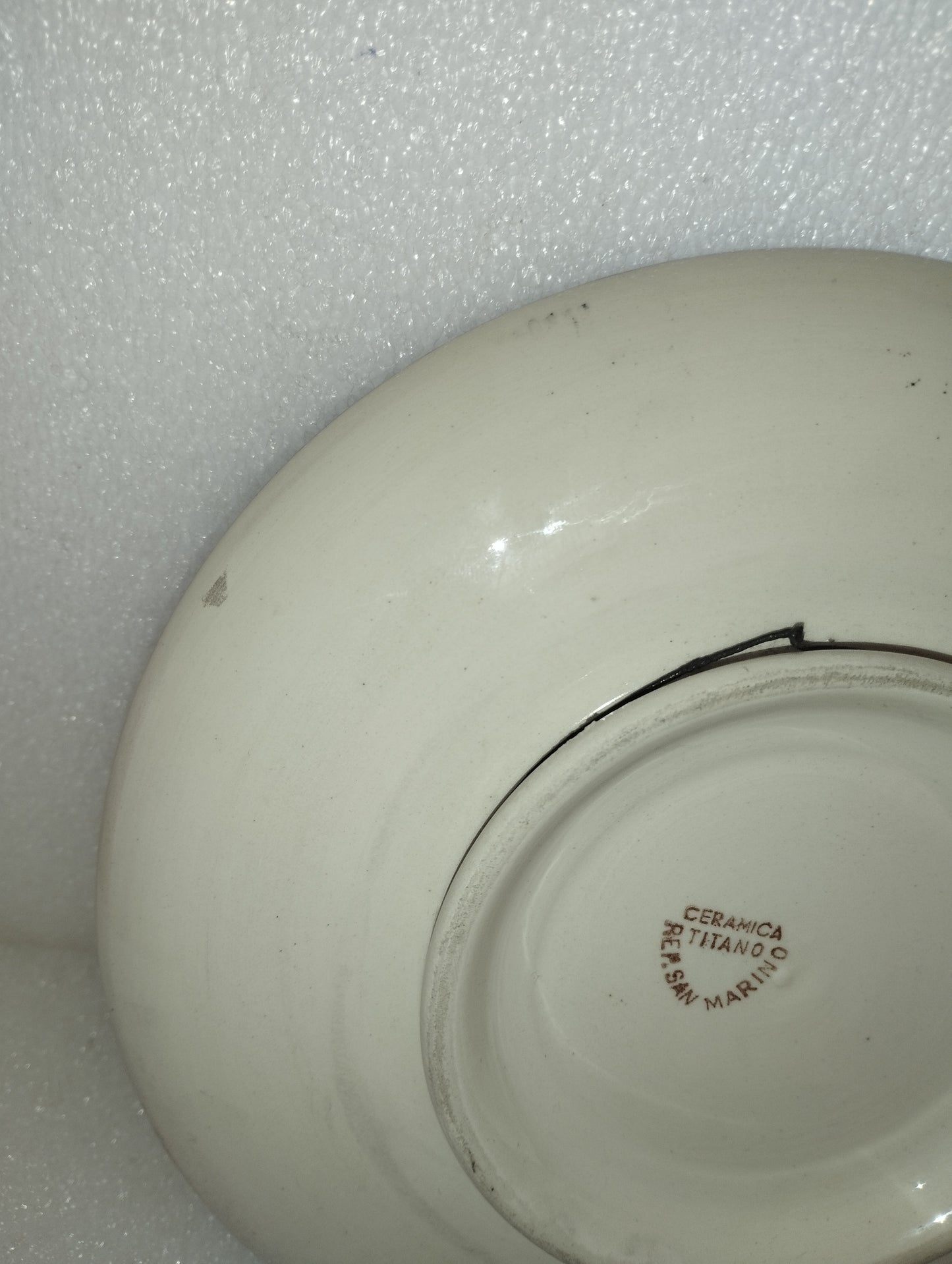 Piatto Ceramica Titano Rep.San Marino Vintage
Diametro cm 21