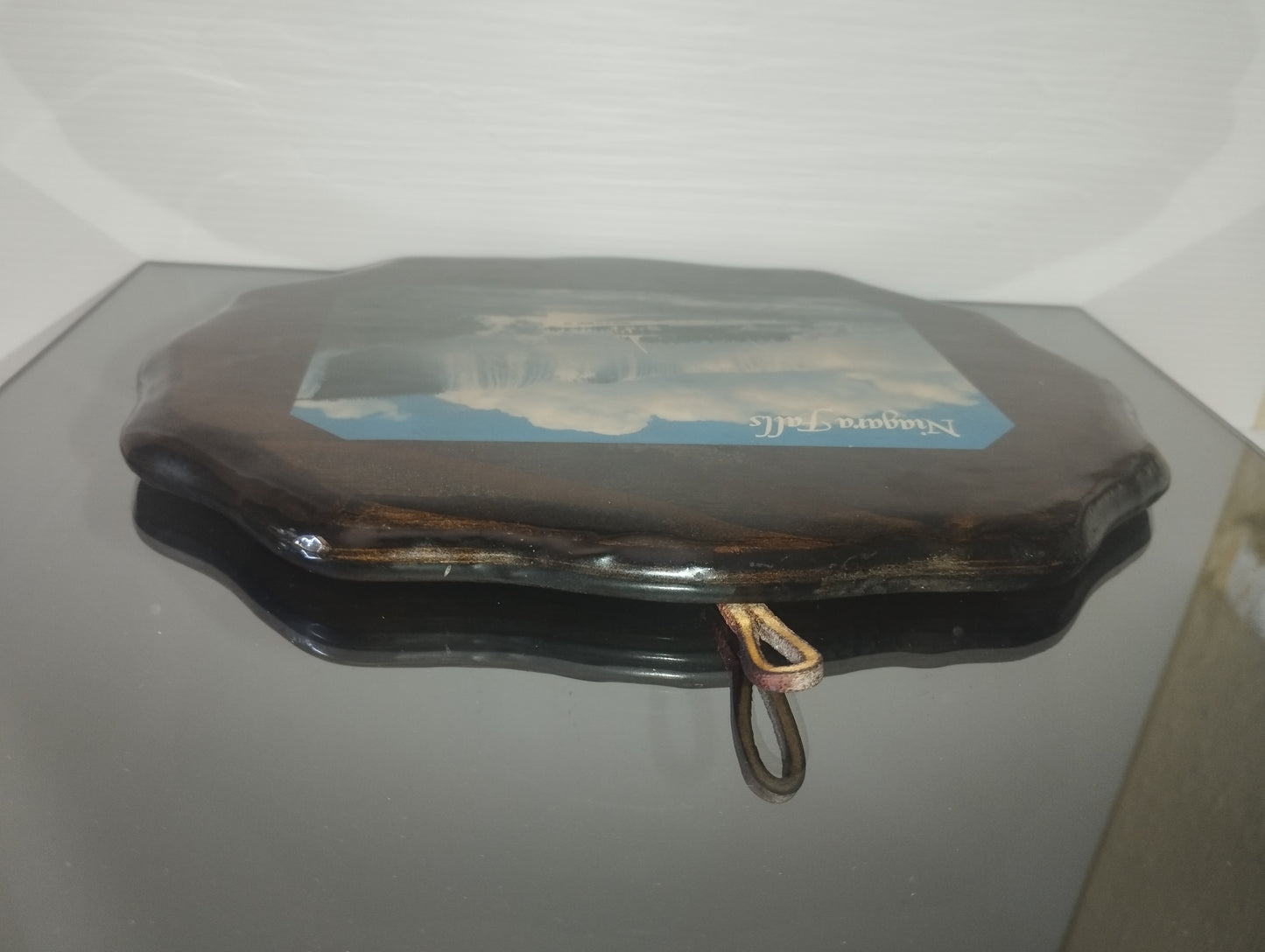 Souvenir Cascate Del Niagara In Legno Vintage