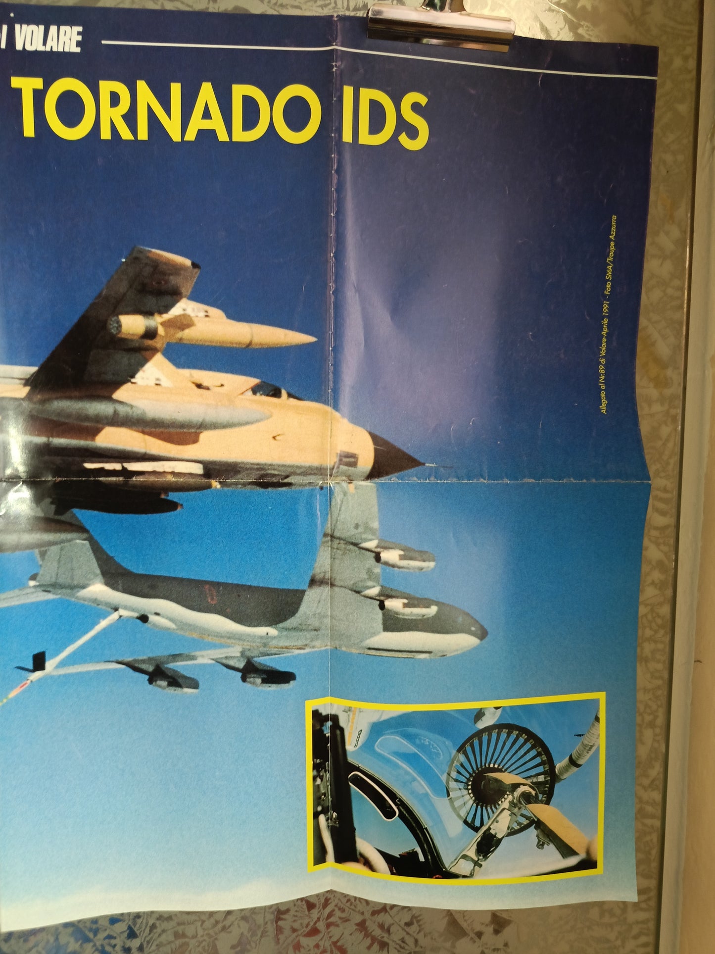 Poster Panavia PA200 Tornado IDS
Allegato al n.89 della rivista Volare aprile 1991