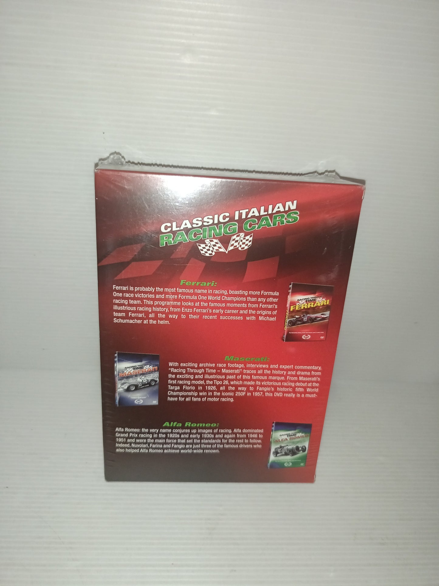 Classic Italian Racing Cars 3 DVD Box Set cofanetto