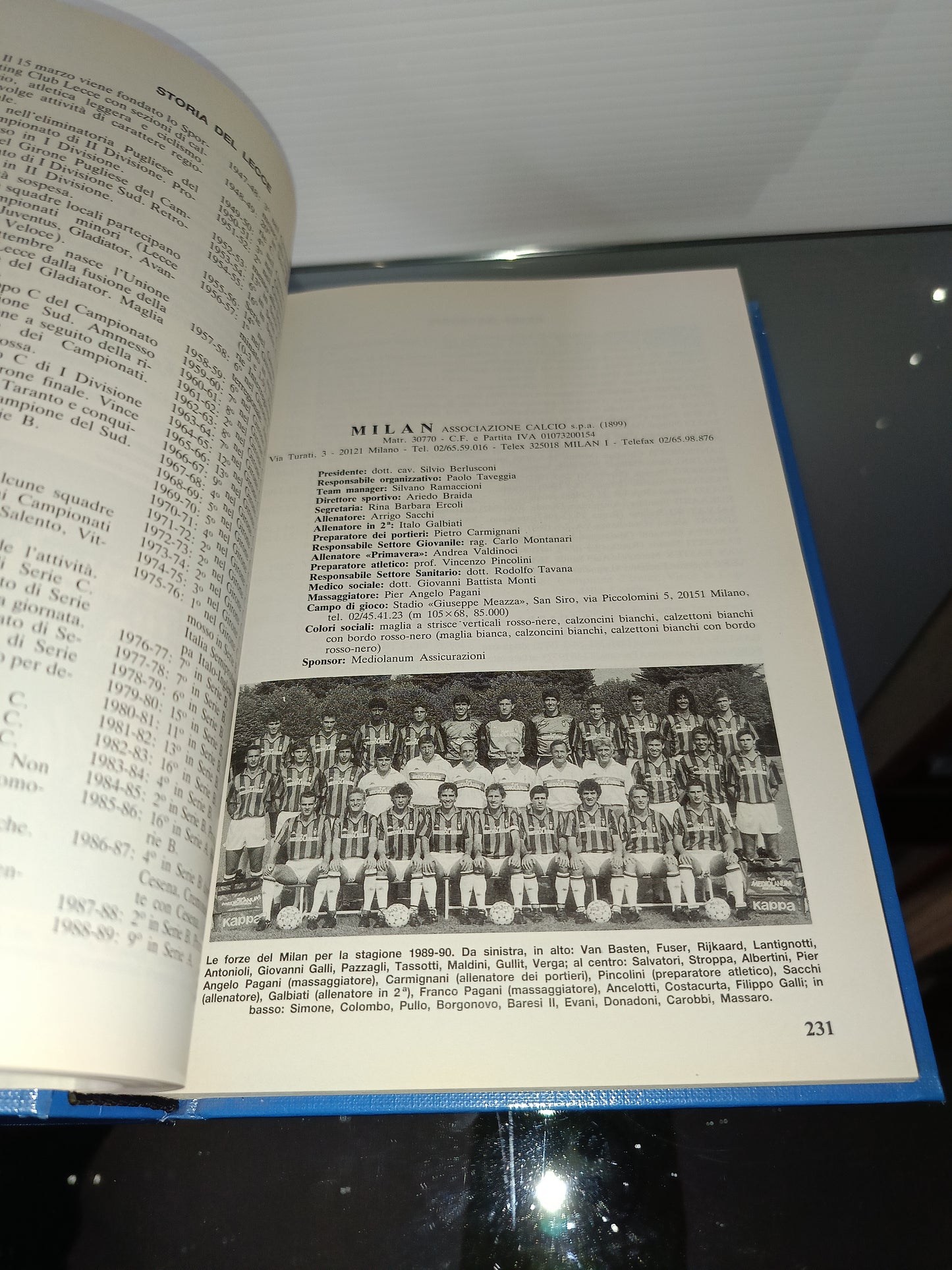 Panini Almanacco Illustrato Del Calcio 1990
Copertina rigida