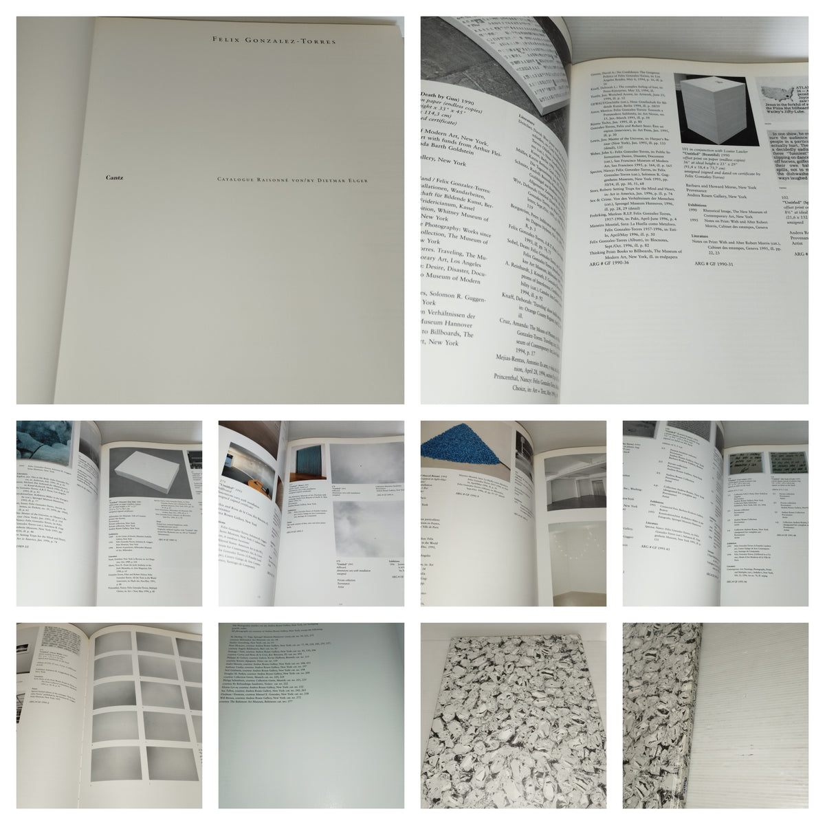 Felix Gonzales-Torres Catalogue Raisonné Cantz Catalogo d'arte
Edito nel 1997
