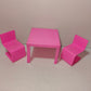 Set Tavolo E Sedie Casa Delle Barbie, anni 80 LEGGI