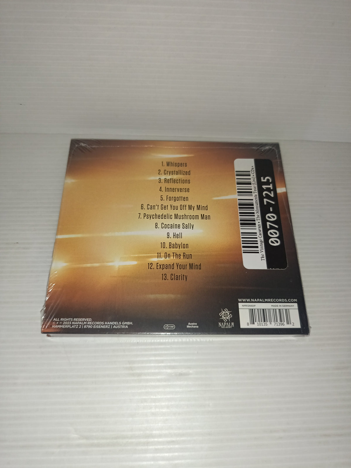 The Monuments Tour The Vintage Caravan CD
