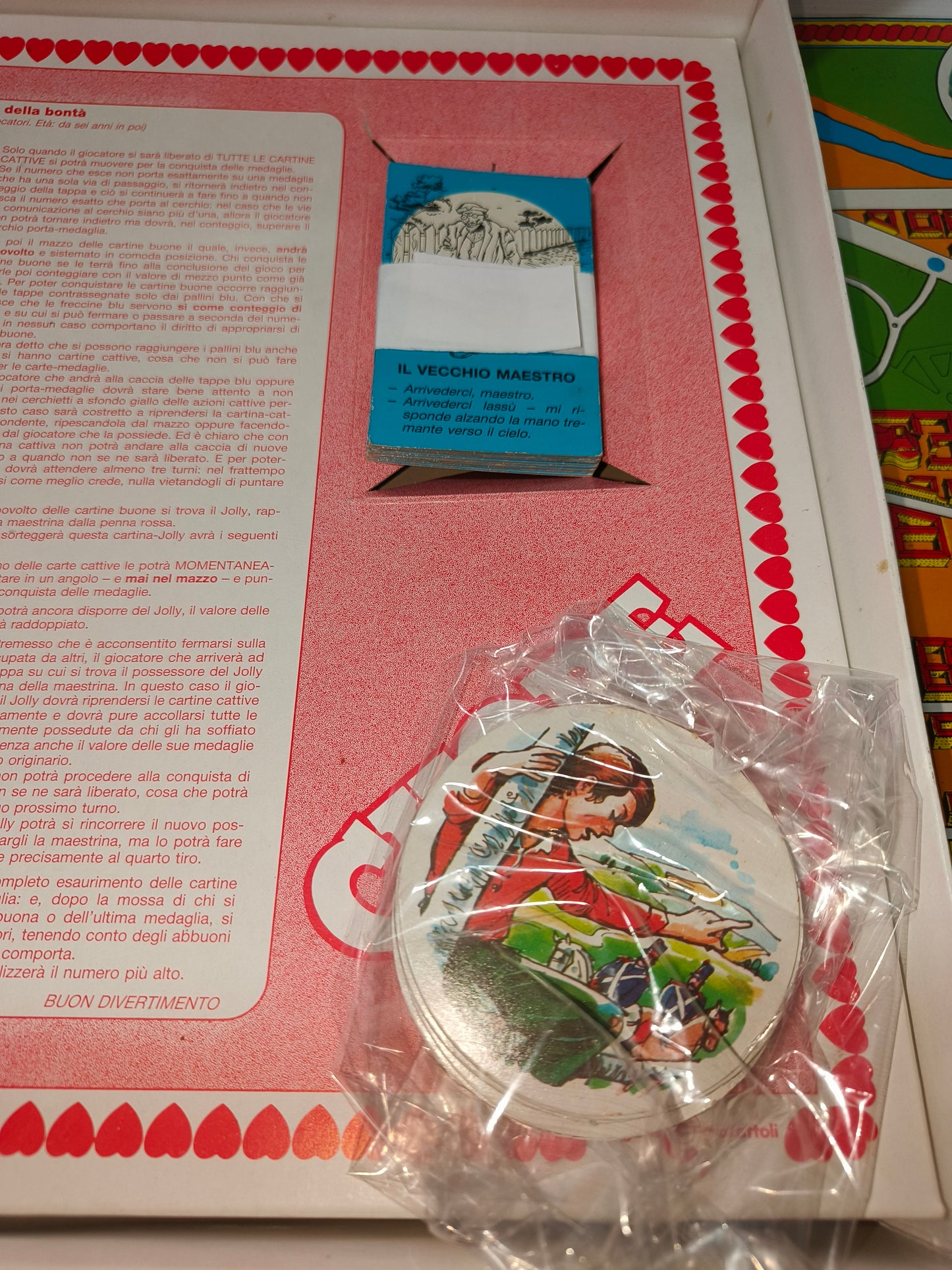 Gioco da tavolo Cuore, Caligaris anni 80 LEGGI