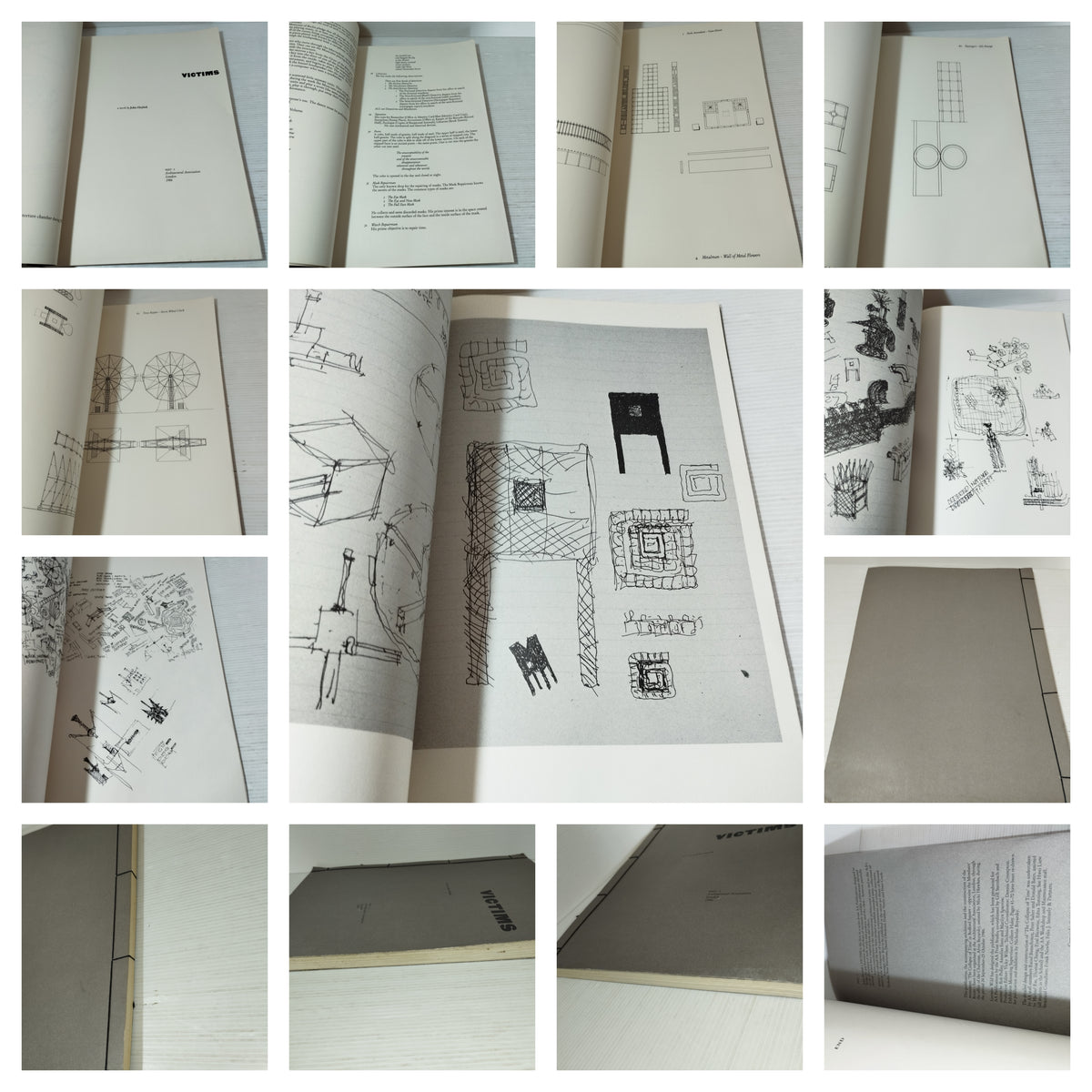 Architectural Association Victims a work by John Hejduk vol. 1 Text-1
London 1986