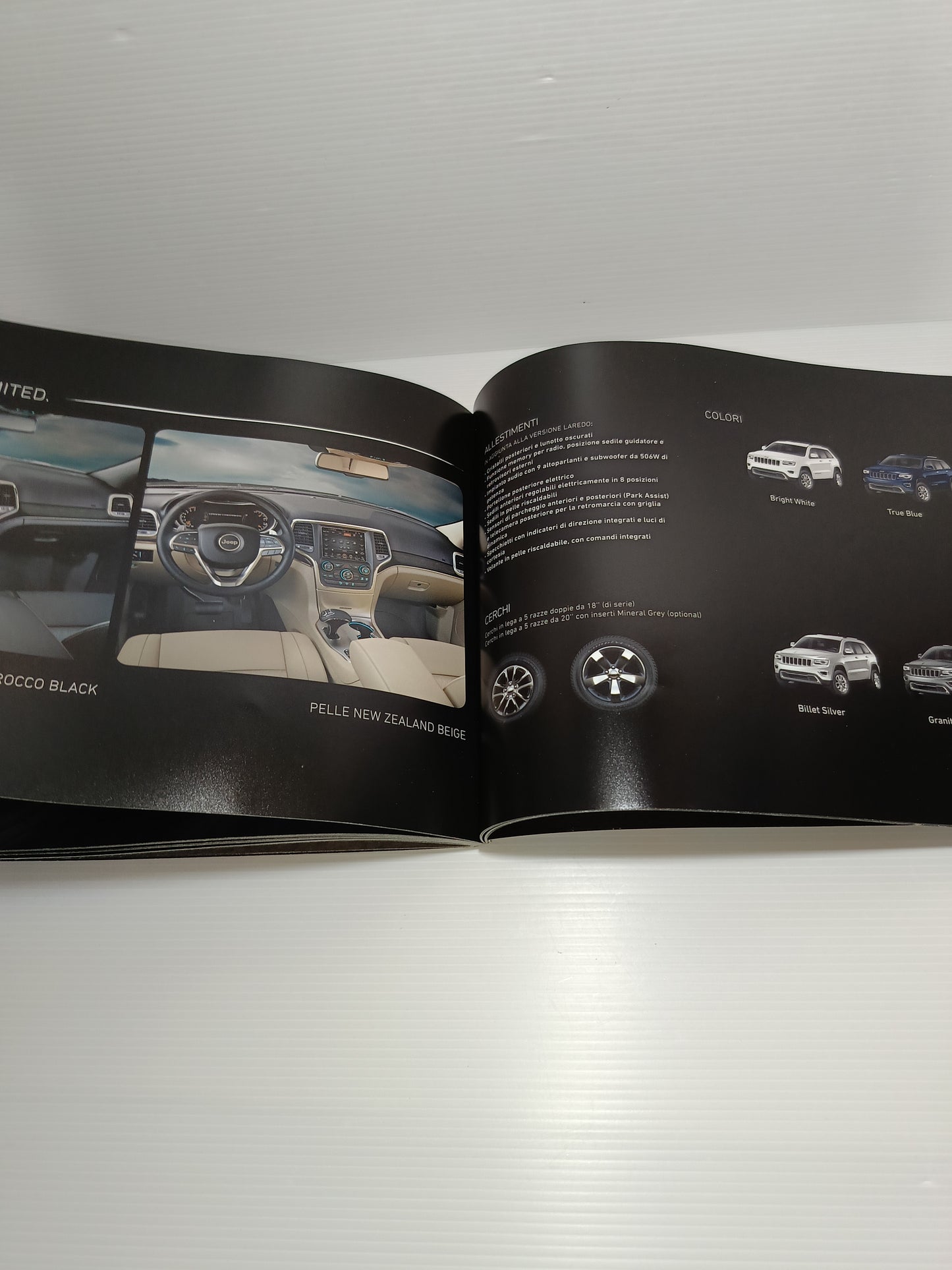 Libretto Jeep Grand Cherokee Pubblicitario