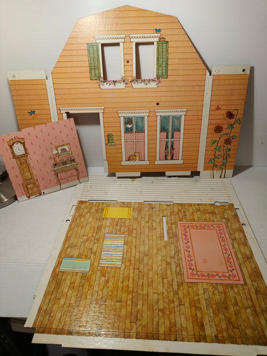 Parti casa Holly Hobbie Doll House 1977 Knickerbocker LEGGI DESCRIZIONE