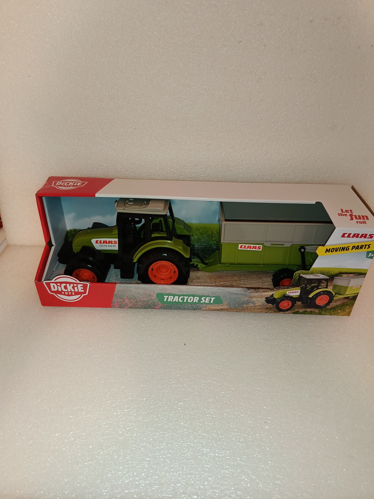 Trattore Con Rimorchio Claas Dickie Toys