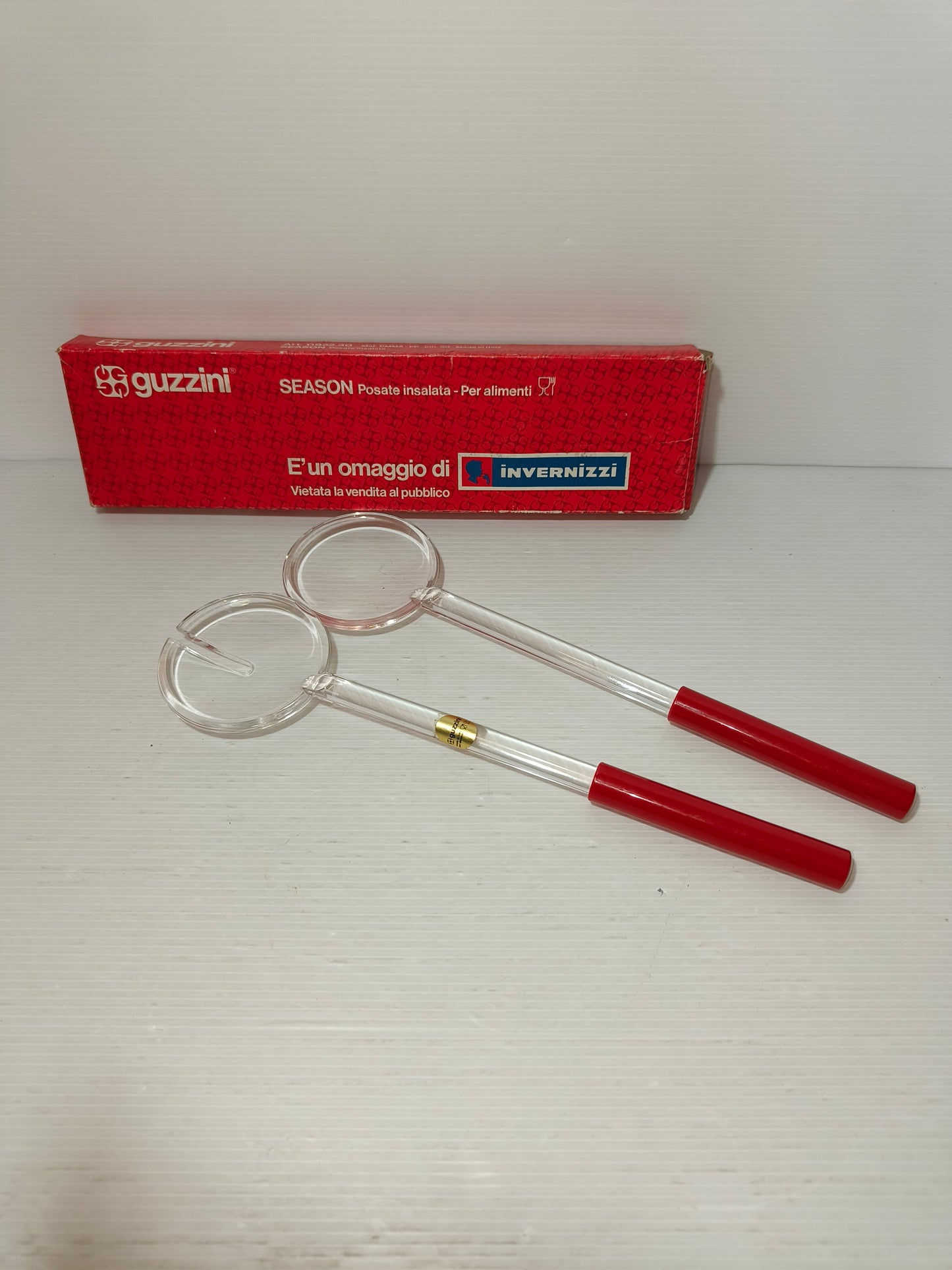 Posate Insalata Season Guzzini, anni 80 LEGGI DESCRIZIONE
