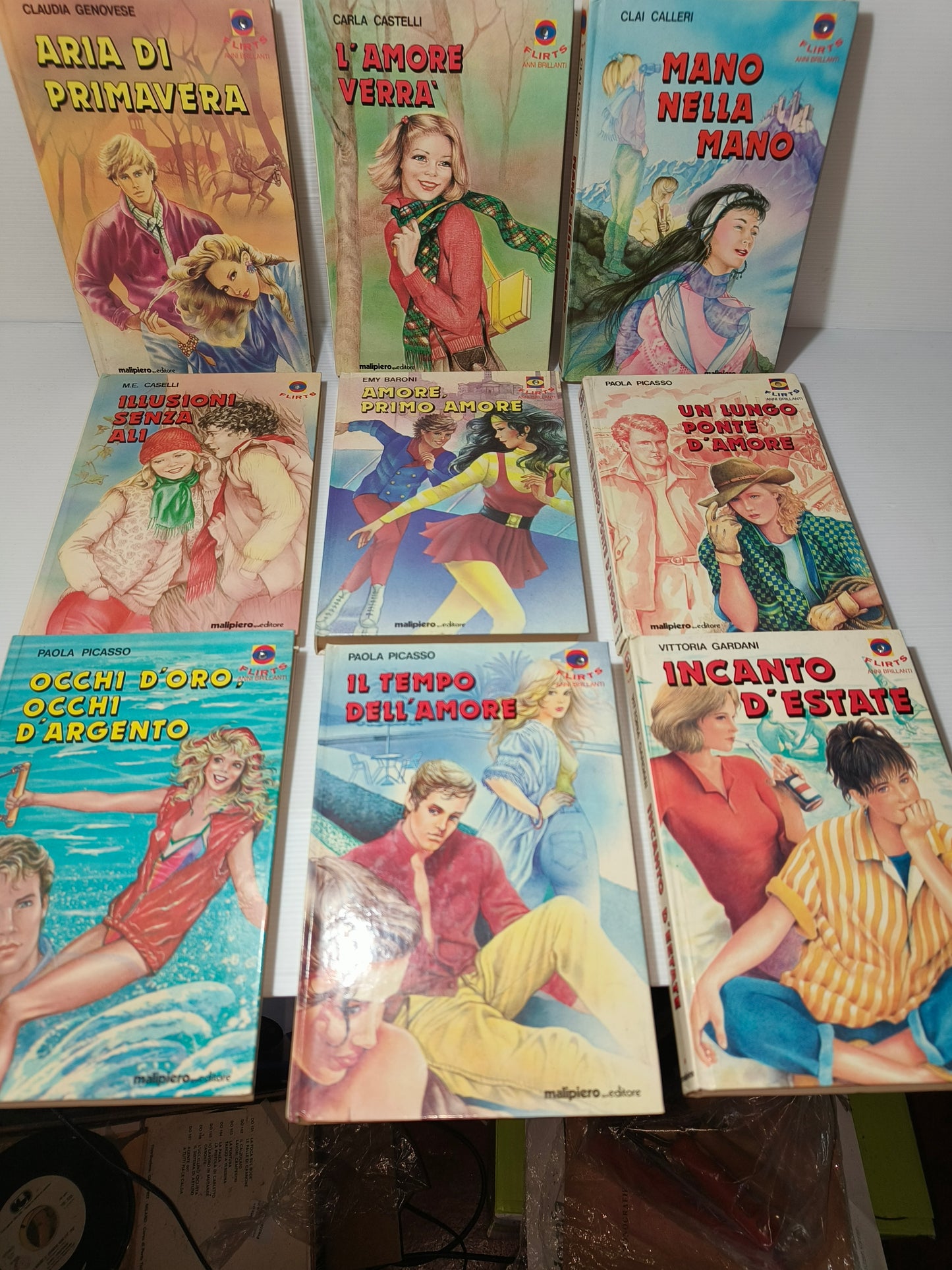 Lotto Romanzi Serie Flirts anni Brillanti anni 80