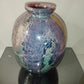 Vaso in ceramica con smalto craquelé